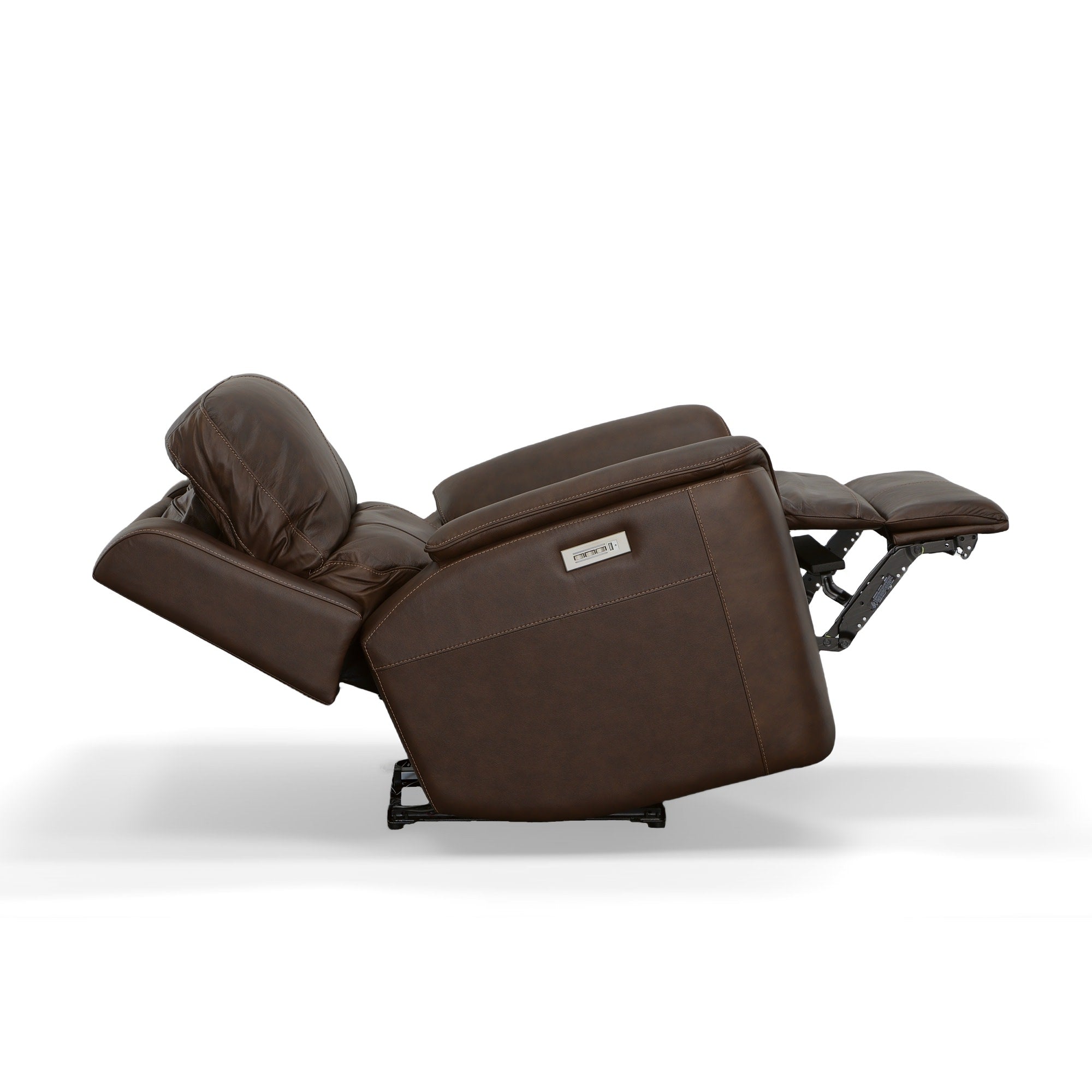 Henry Leather Power Recliner with Power Headrest & Lumbar