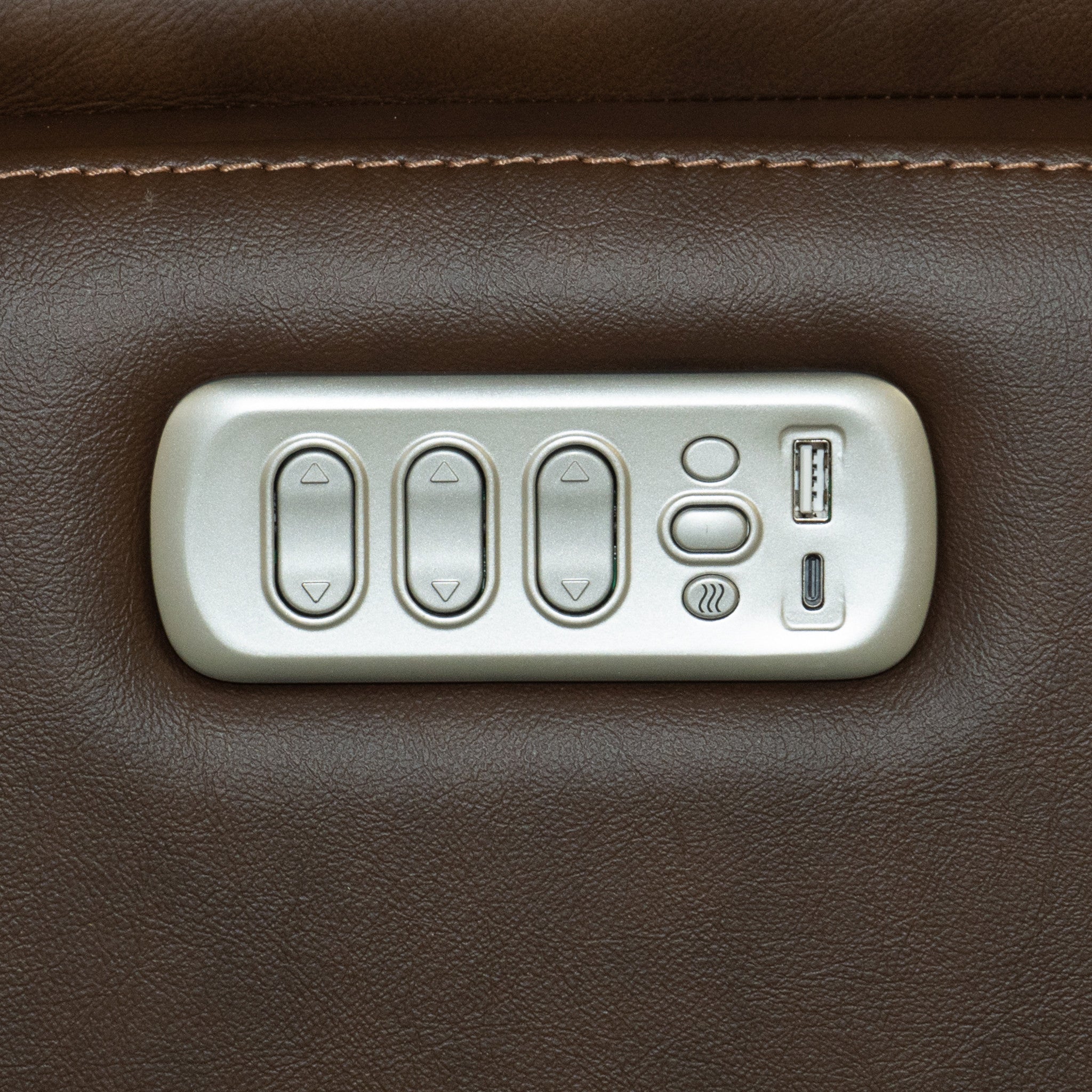 Henry Leather Power Swivel Gliding Recliner with Power Headrest, Lumbar, Heat & Massage