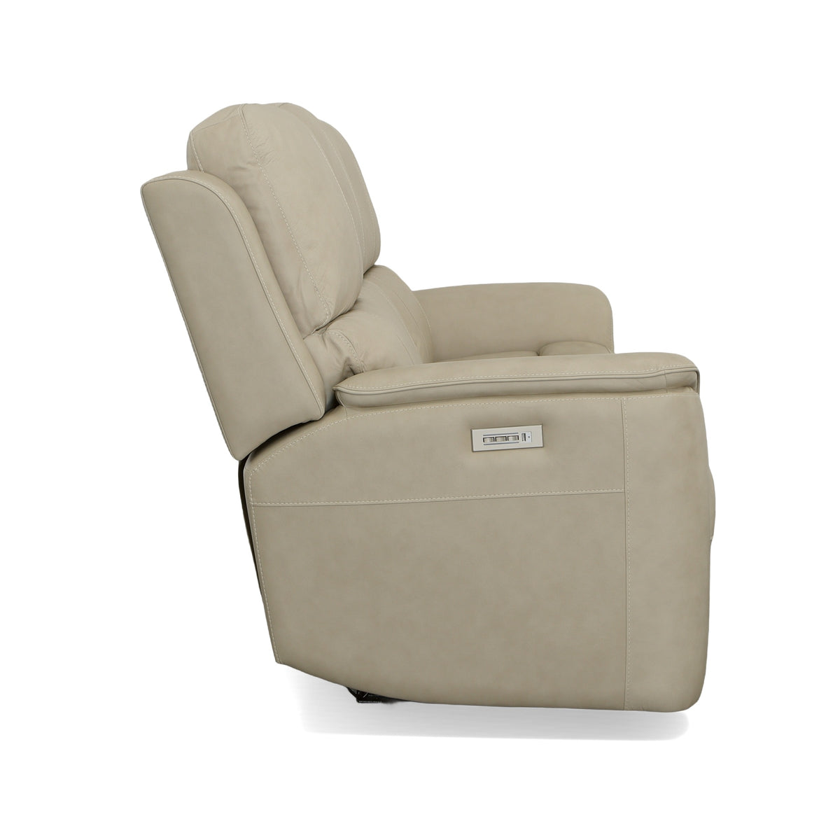 Henry Leather Power Reclining Sofa with Power Headrests & Lumbar