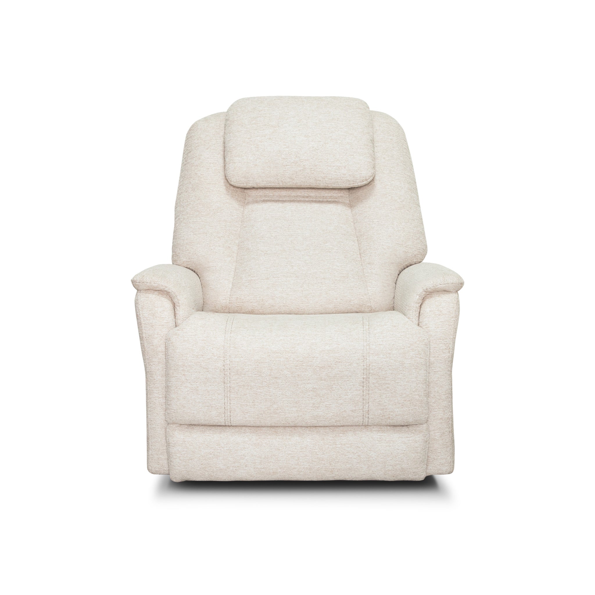 Zecliner Model 3+ Petite Fabric Power Lift Recliner with Power Headrest, Lumbar, Heat & Massage
