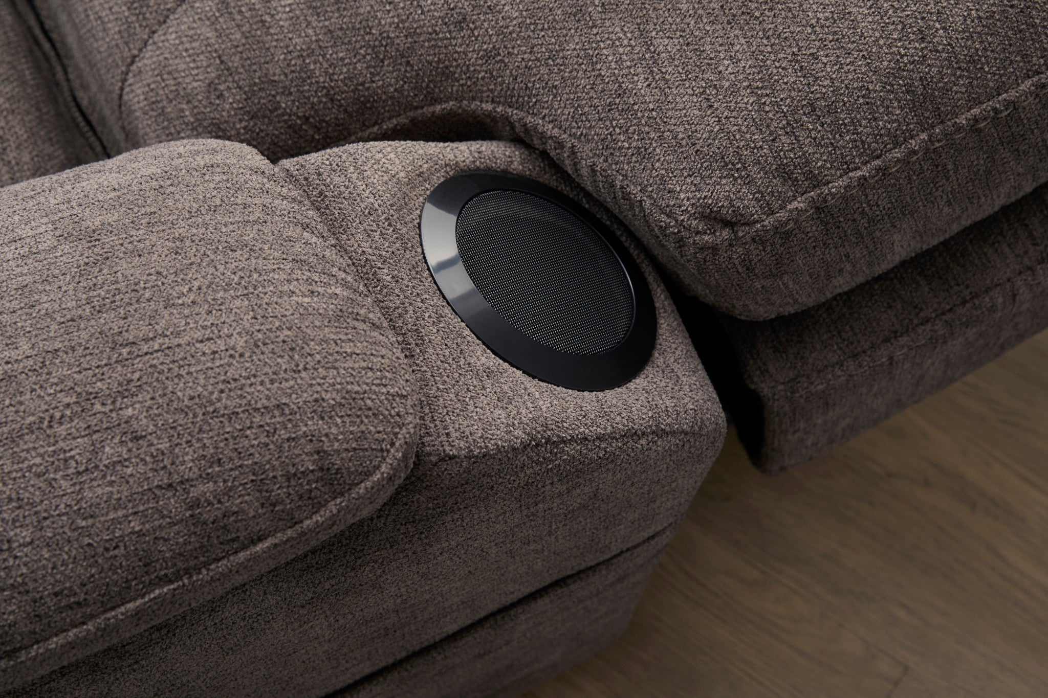 Umber Fabric Power Reclining Sectional
