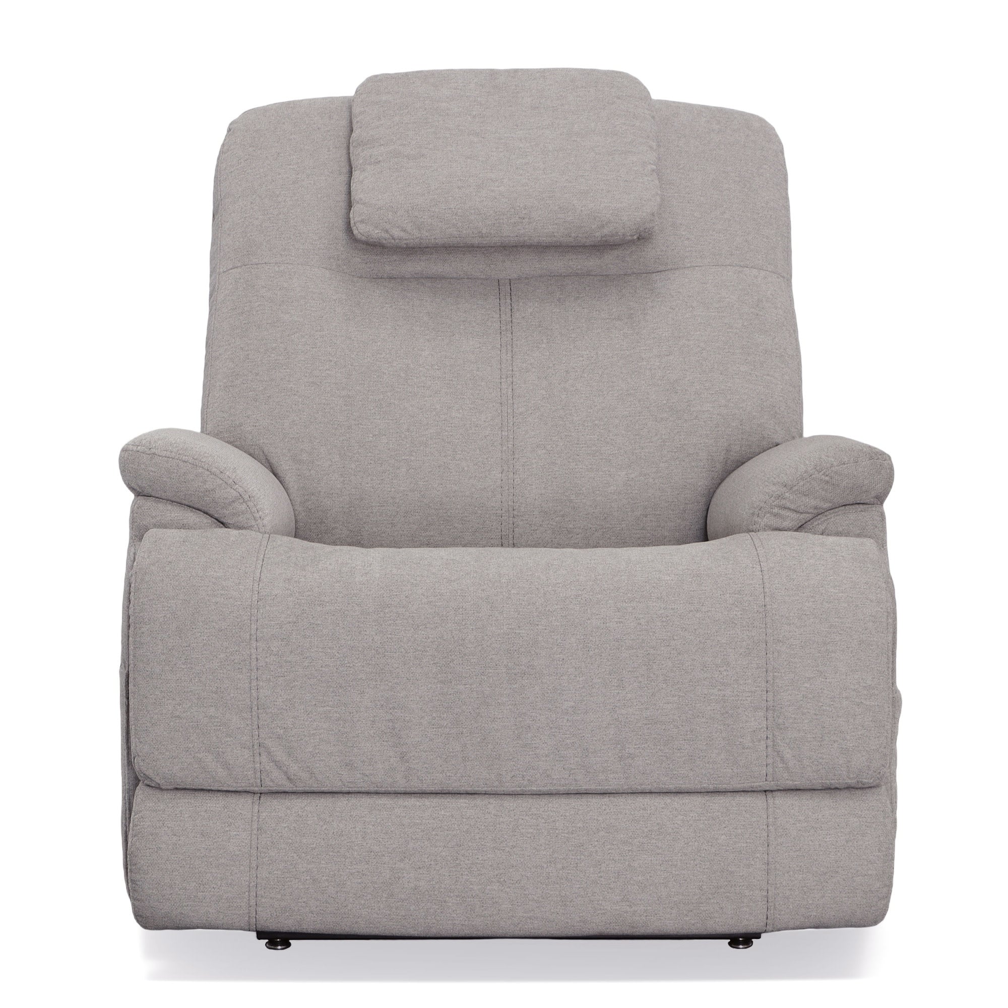 Zecliner Model 1 Dove Fabric Power Sleep Recliner with Power Headrest & Lumbar