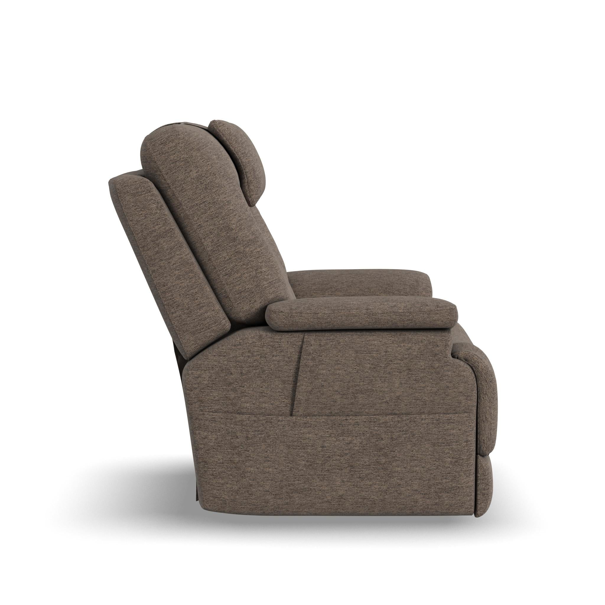 Zecliner Model 2+ Fabric Power Lift Sleep Recliner with Power Headrest, Lumbar, Heat & Massage
