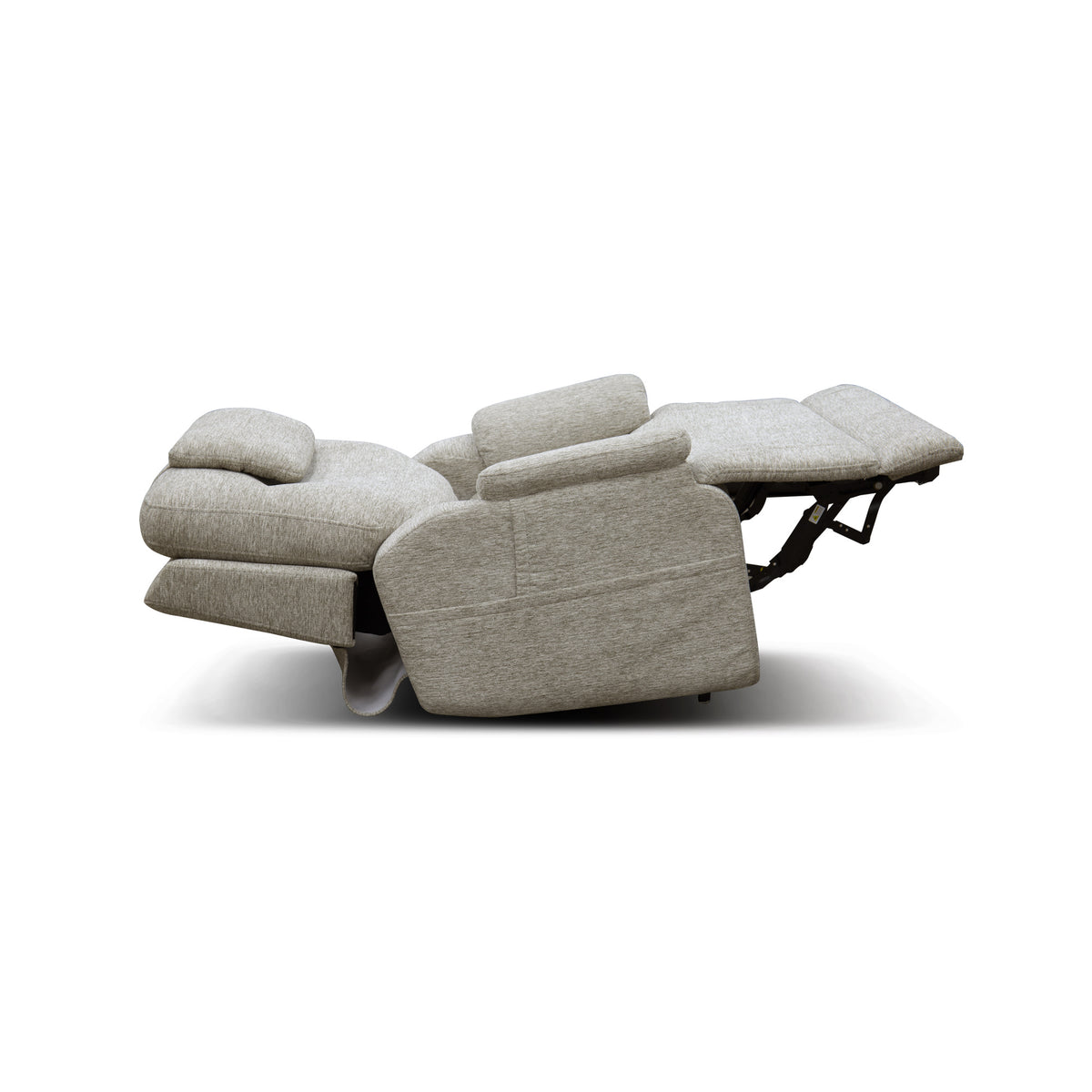 Zecliner Model 2+ Fabric Power Lift Sleep Recliner with Power Headrest, Lumbar, Heat & Massage