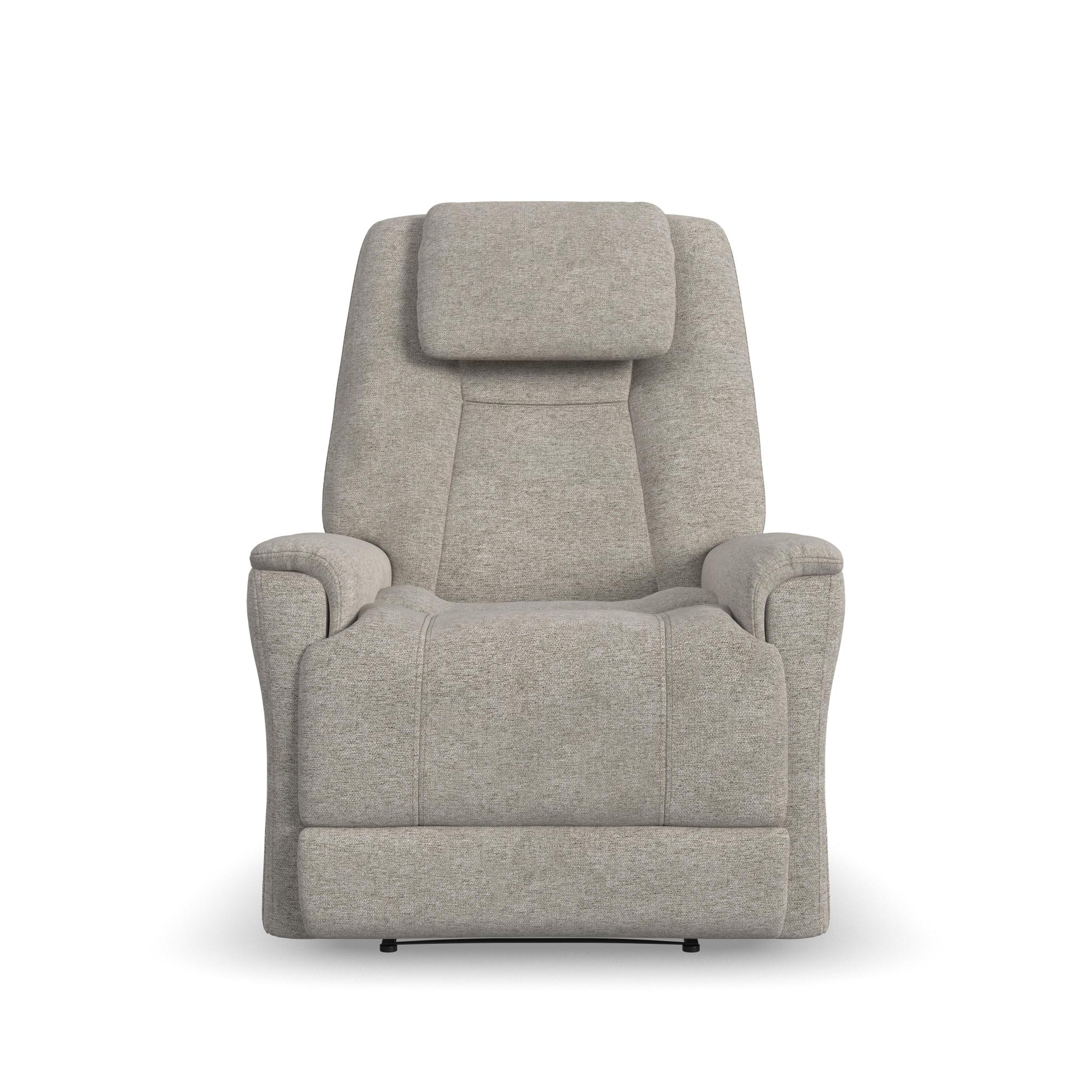 Zecliner Model 3+ Fabric Power Rocking Sleep Recliner with Power Headrest, Lumbar, Heat & Massage