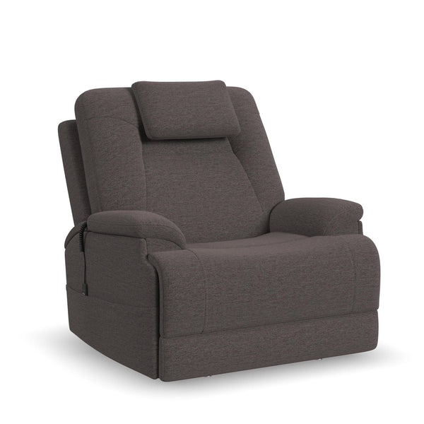 Zecliner Model 4+ Fabric Power Lift Recliner with Power Headrest & Lumbar, Heat & Massage