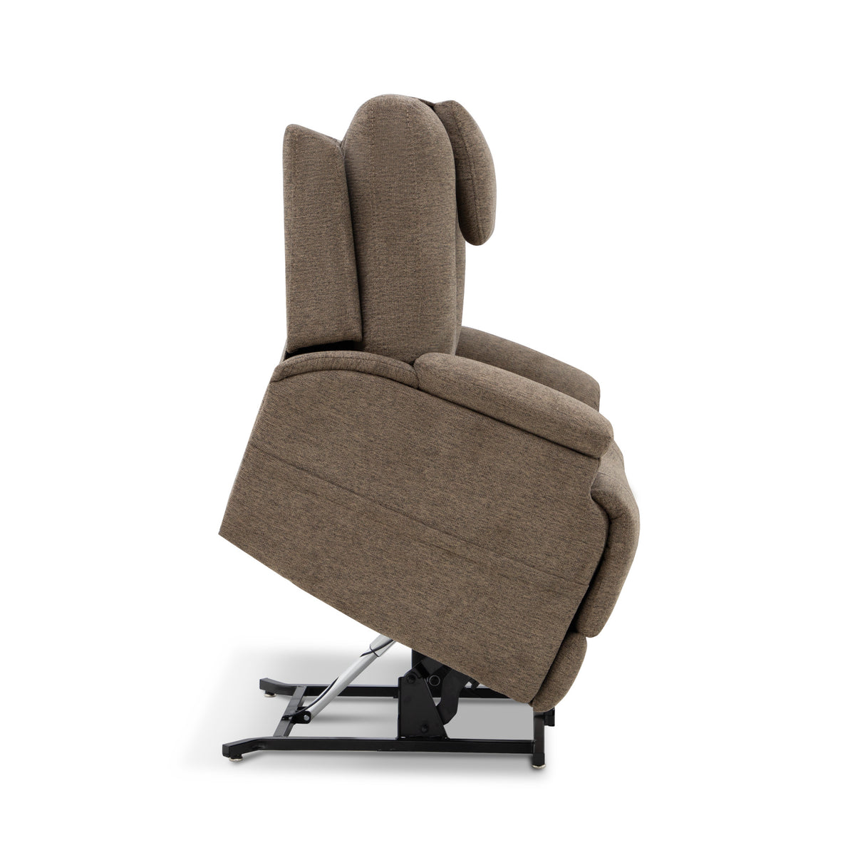 Zecliner Model 4+ Fabric Power Lift Recliner with Power Headrest & Lumbar, Heat & Massage