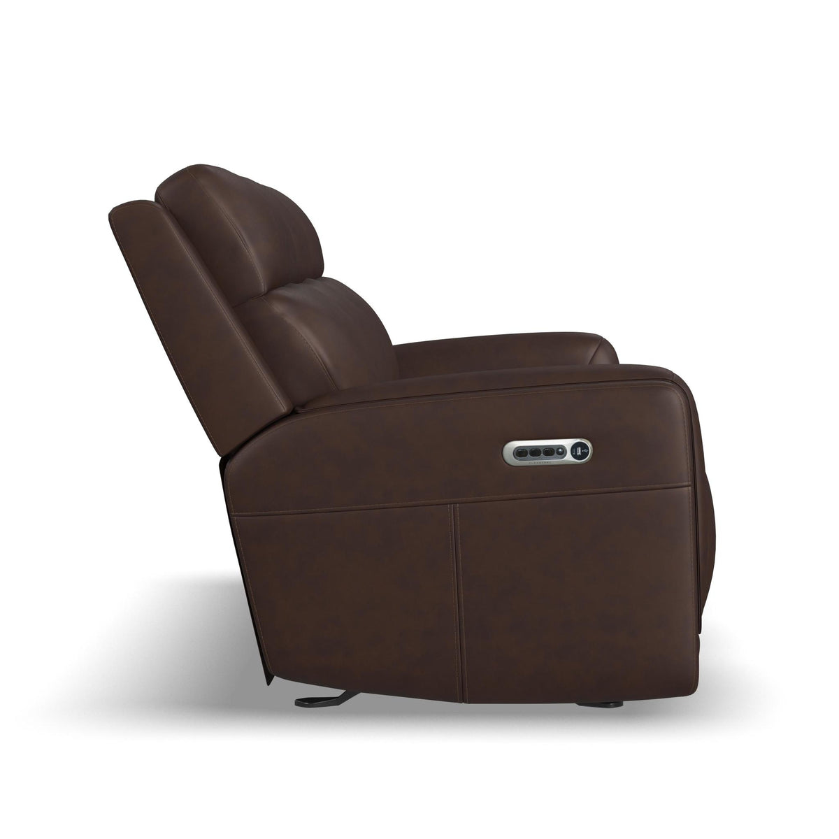 Alister Leather Power Gliding Sofa with Power Headrests & Lumbar