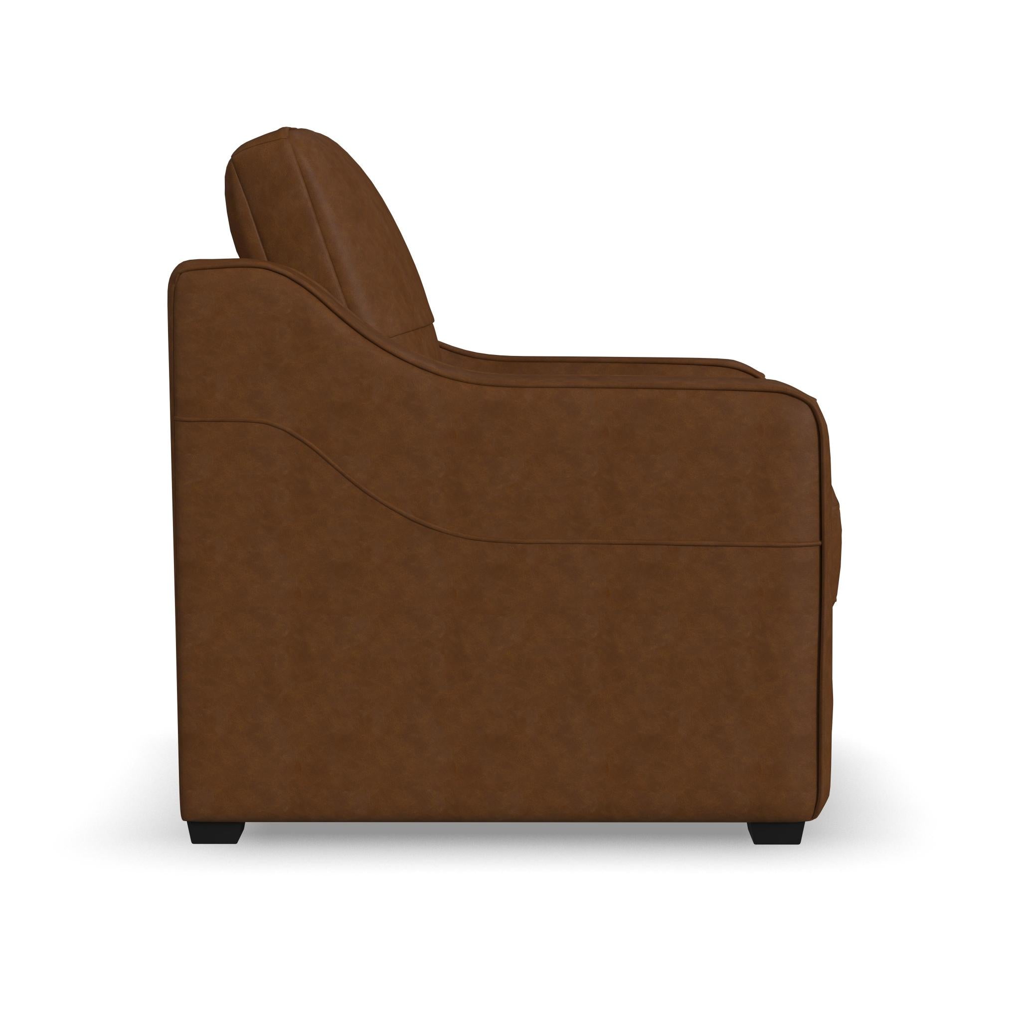 Hudson Autumn Leather Chair