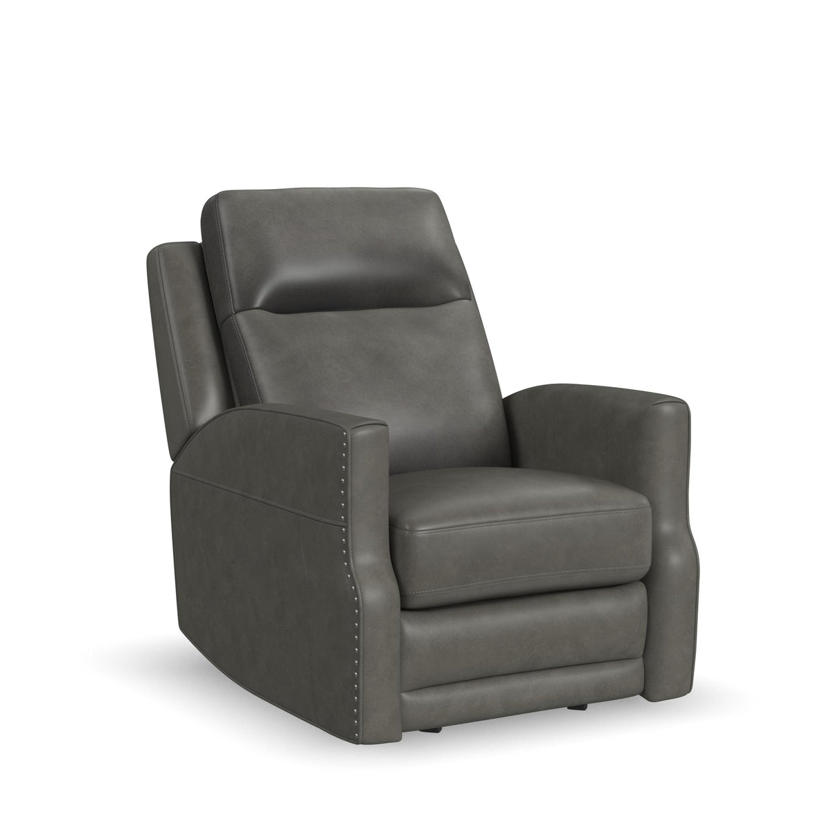 Maxwell Leather Power Gliding Recliner with Power Headrest and Lumbar