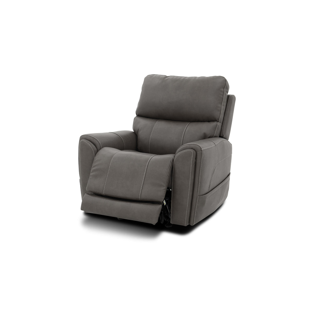 Carter Fabric Power Rocking Recliner with Power Headrest, Lumbar, Heat & Massage
