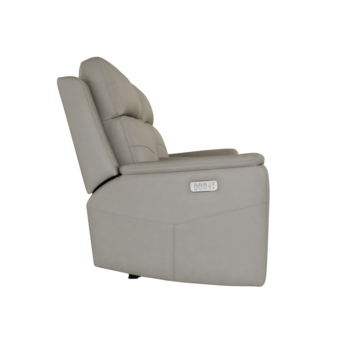 Vernon Fabric Power Reclining Loveseat with Console, Power Headrests, Lumbar, Heat & Massage