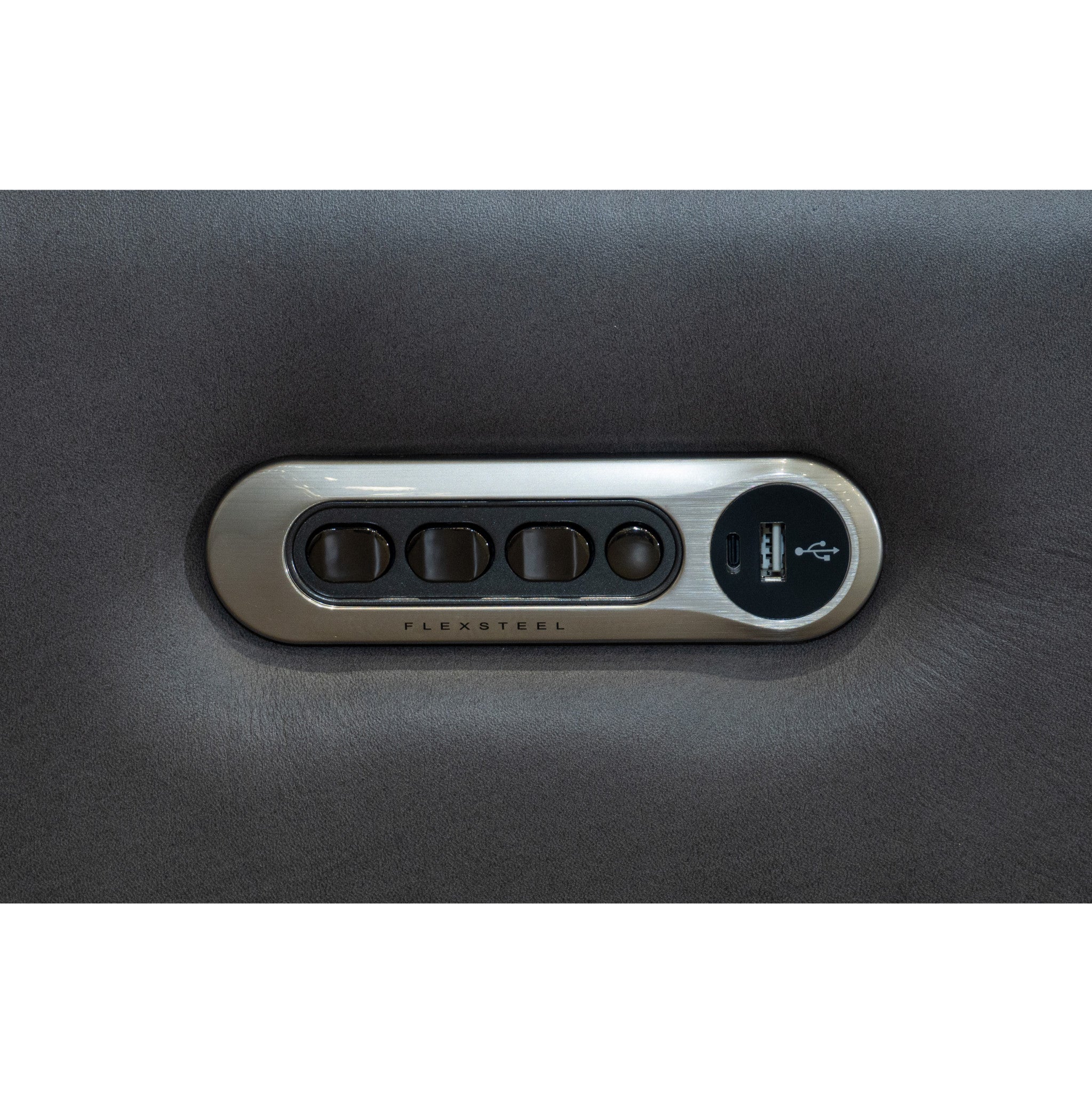 Wyatt Leather Power Reclining Sofa with Power Headrests & Lumbar