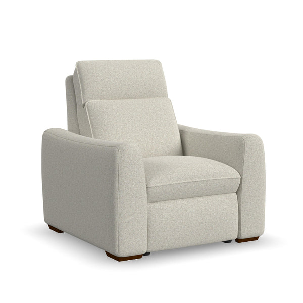 Ava Fabric Power Recliner with Power Headrest & Lumbar
