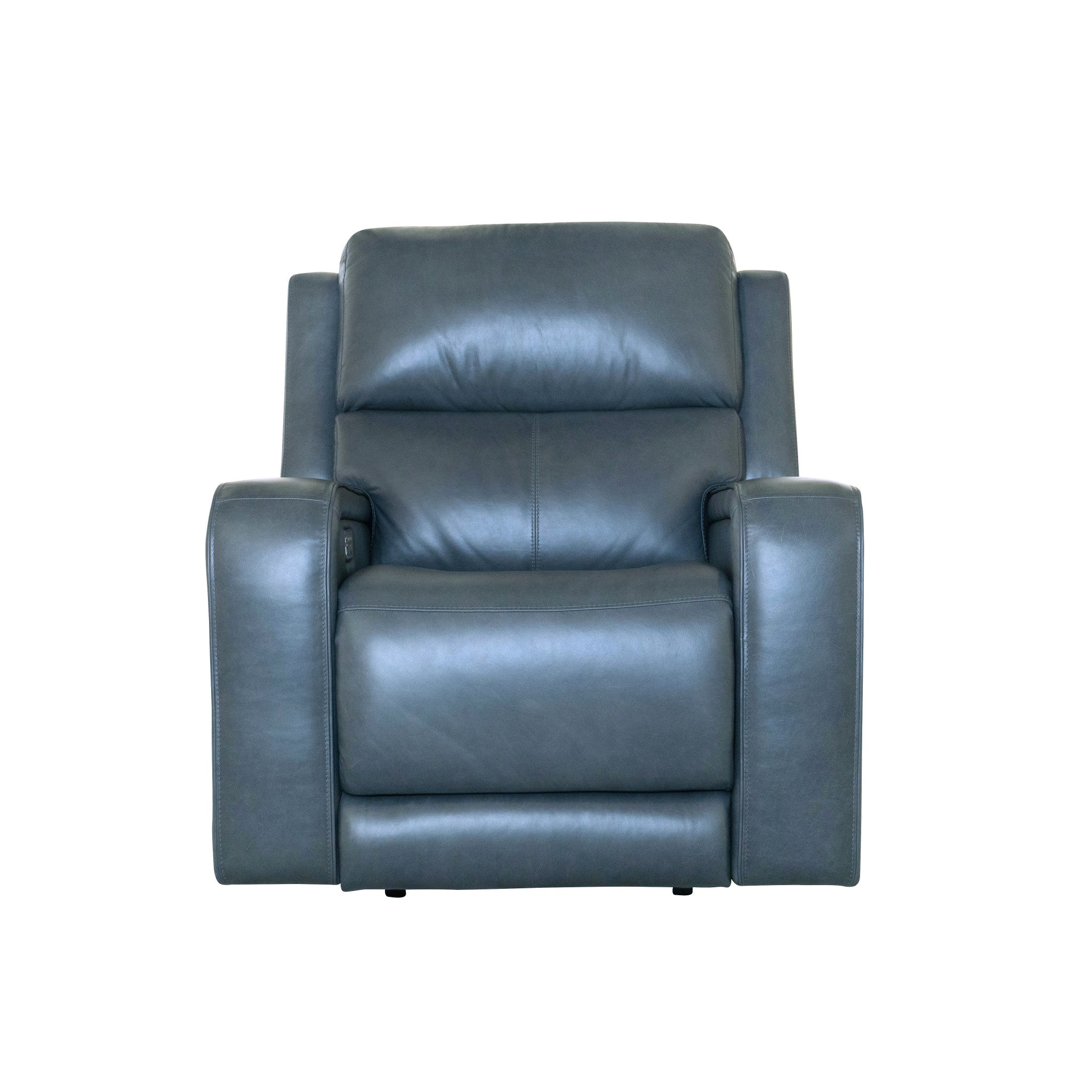 Oasis Leather Power Recliner with Power Headrest, Lumbar, Heat & Massage