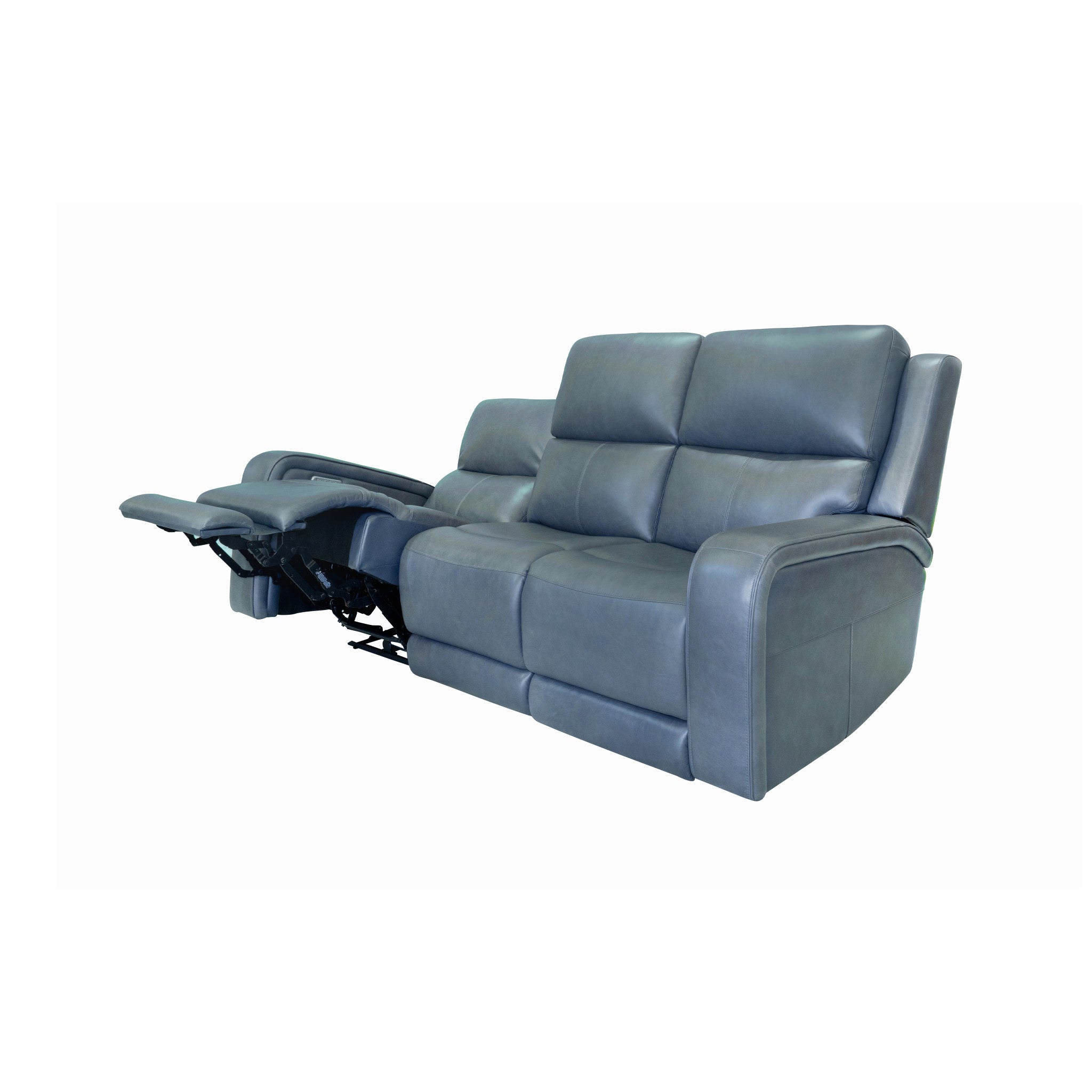 Oasis Leather Power Reclining Sofa with Power Headrests, Lumbar, Heat & Massage