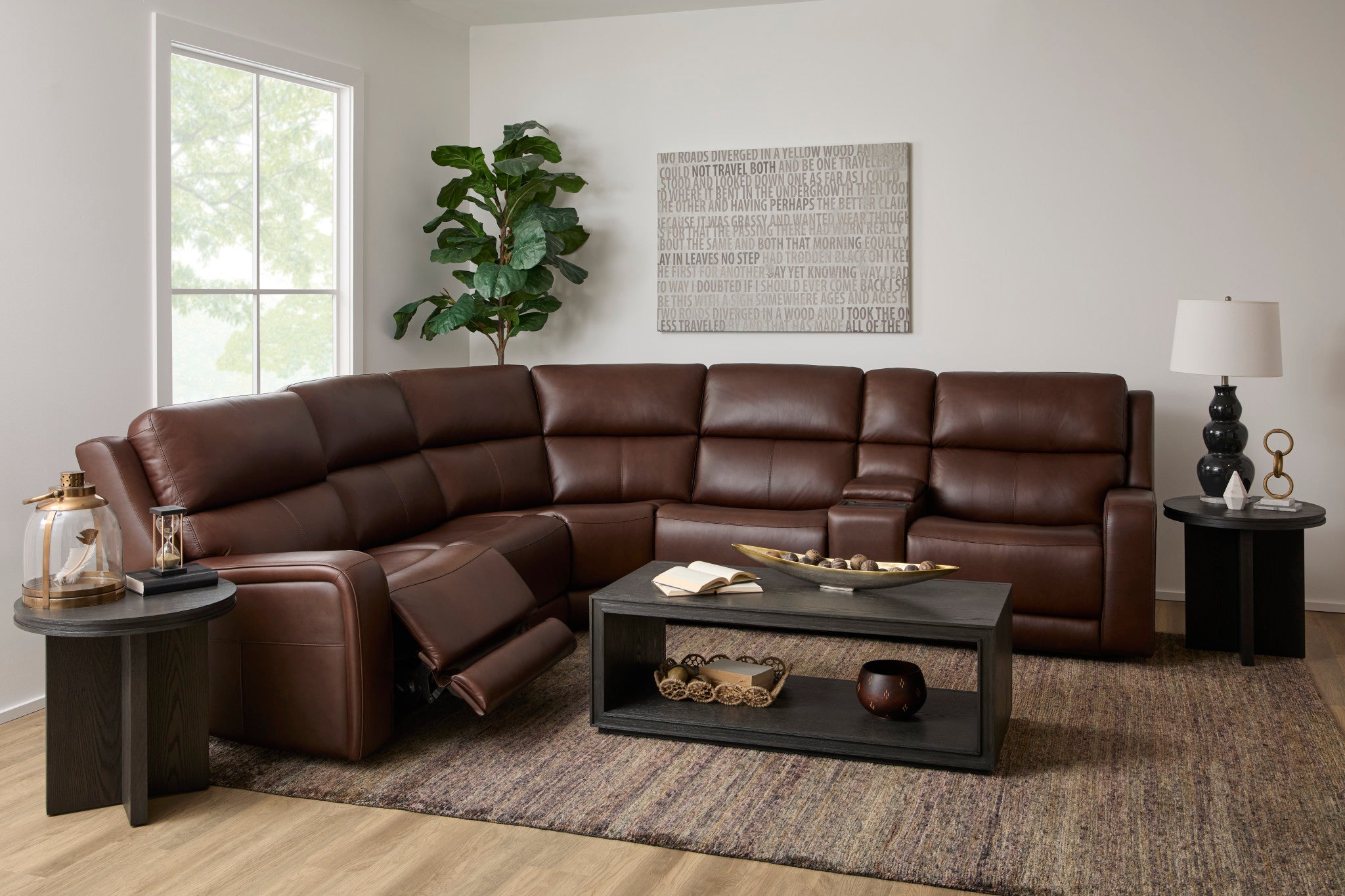 Oasis Leather Sectional