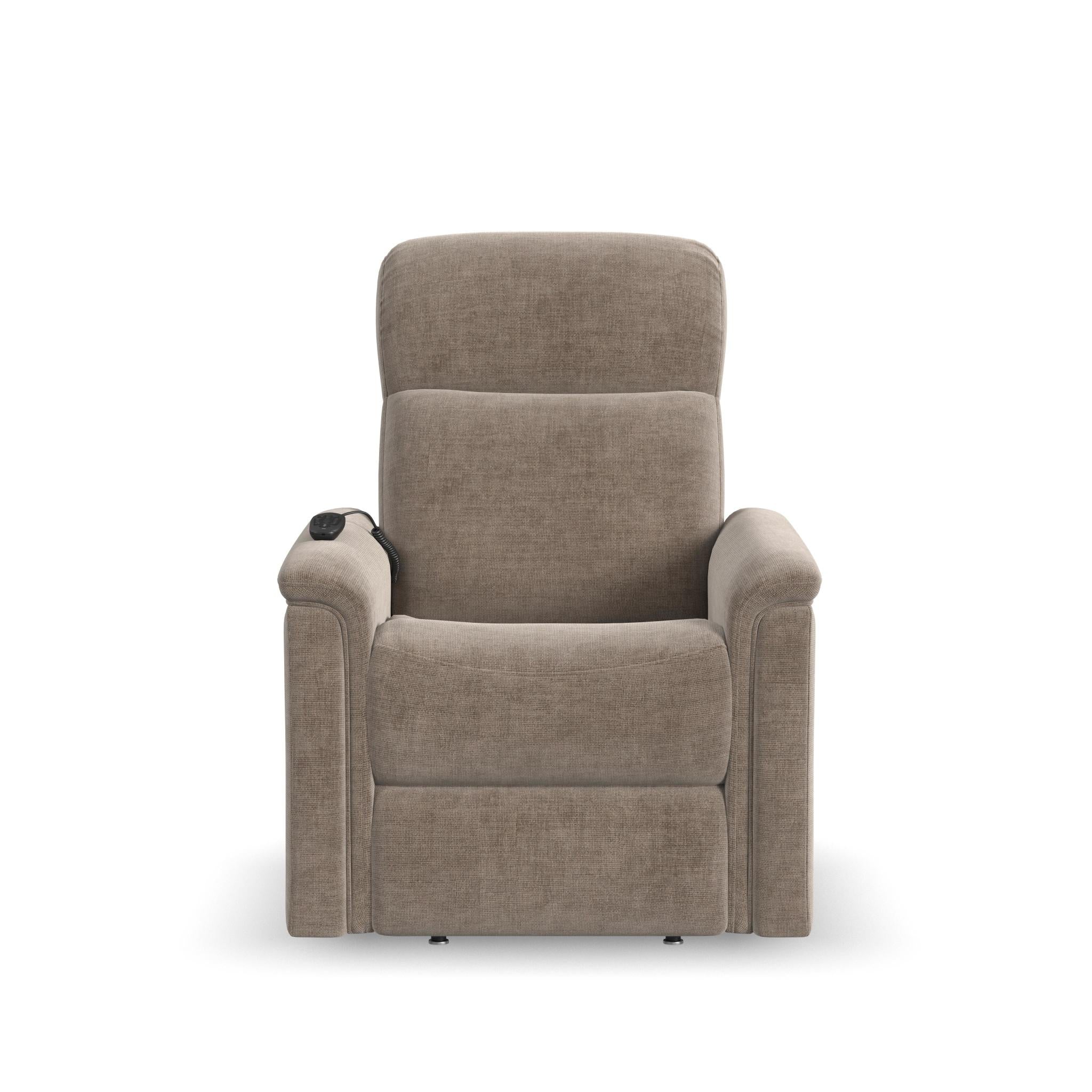 Luma Petite Fabric Petite Power Lift Recliner with Power Headrest, Lumbar, Heat & Massage