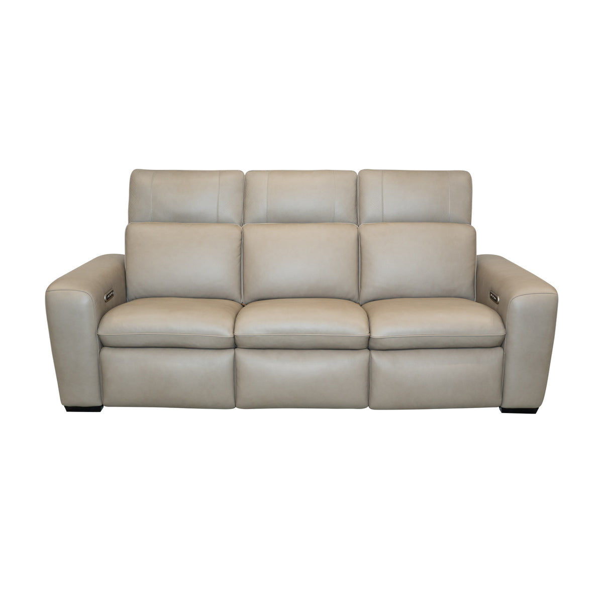 Sense Leather Power Reclining Sofa with Power Headrest, Lumbar & Pulse