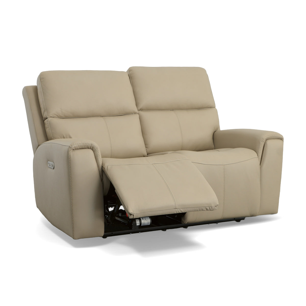 Jarvis Leather Power Reclining Loveseat with Power Headrests