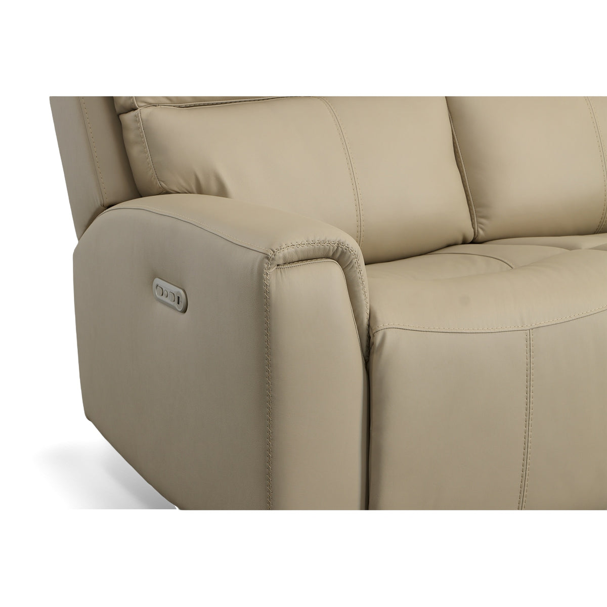 Jarvis Leather Power Reclining Loveseat with Power Headrests