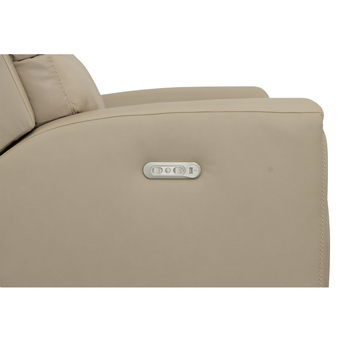 Jarvis Leather Power Reclining Loveseat with Power Headrests