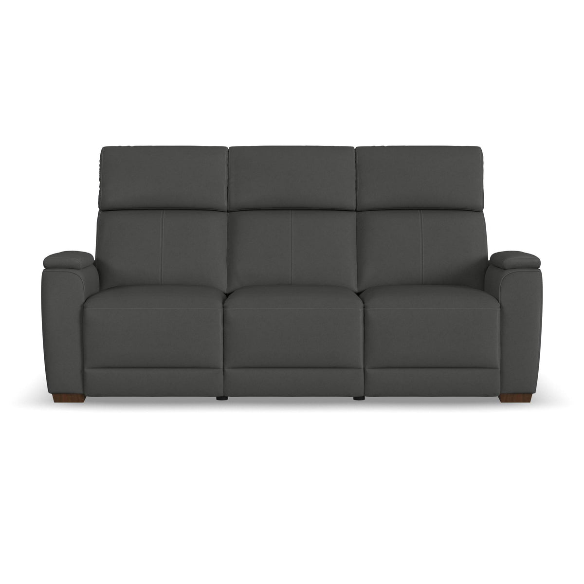 Vibe Fabric Power Reclining Sofa with Console, Power Headrest, Lumbar, Heat, Massage & Pulse