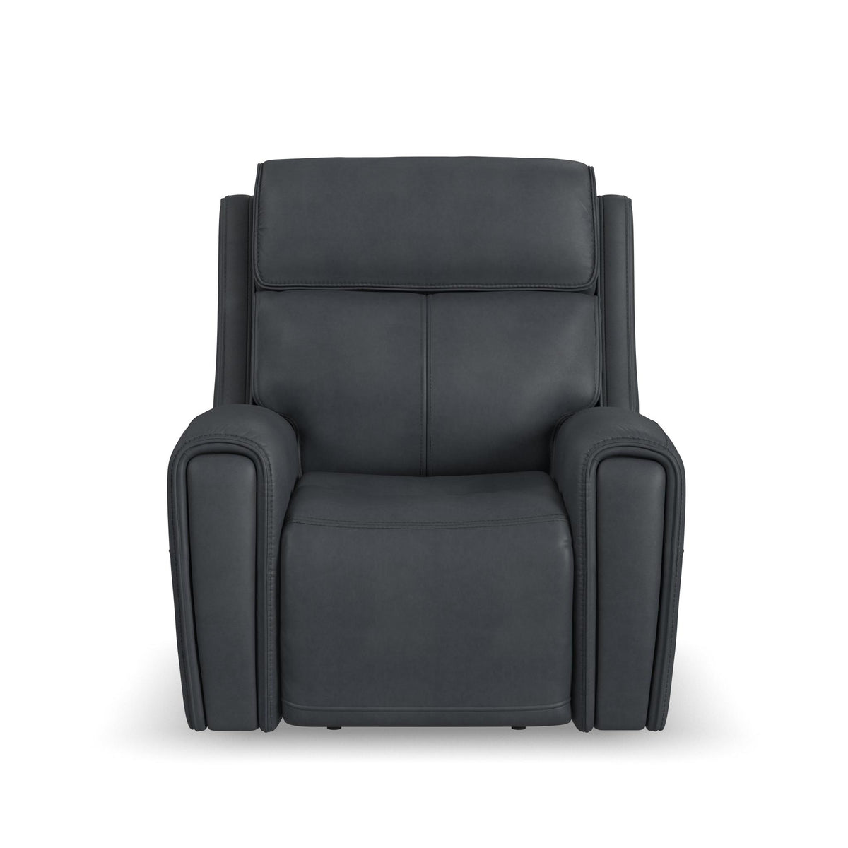 Warren Leather Power Recliner with Power Headrest & Lumbar