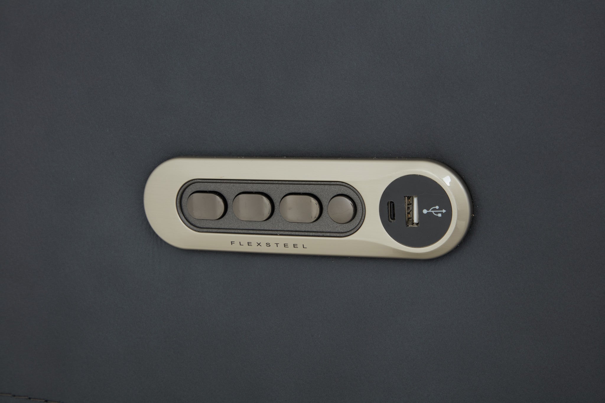 Warren Leather Power Reclining Loveseat with Console, Power Headrest & Lumbar