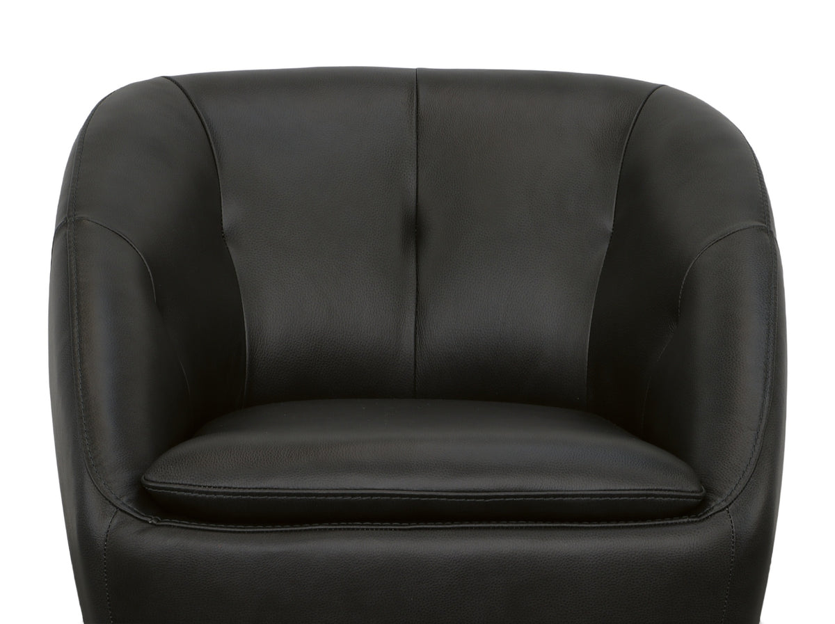 Wade Leather Swivel Chair