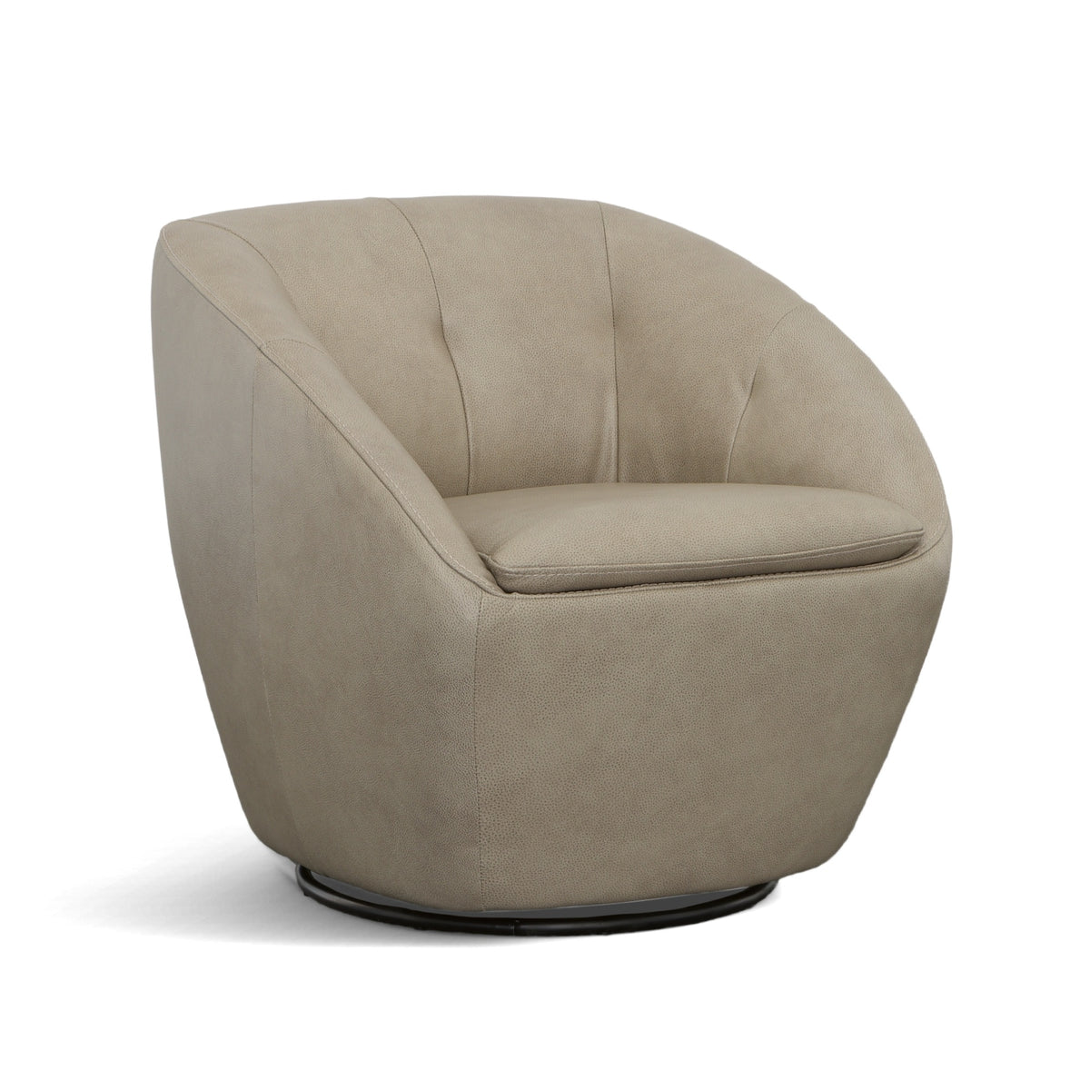 Wade Leather Swivel Chair