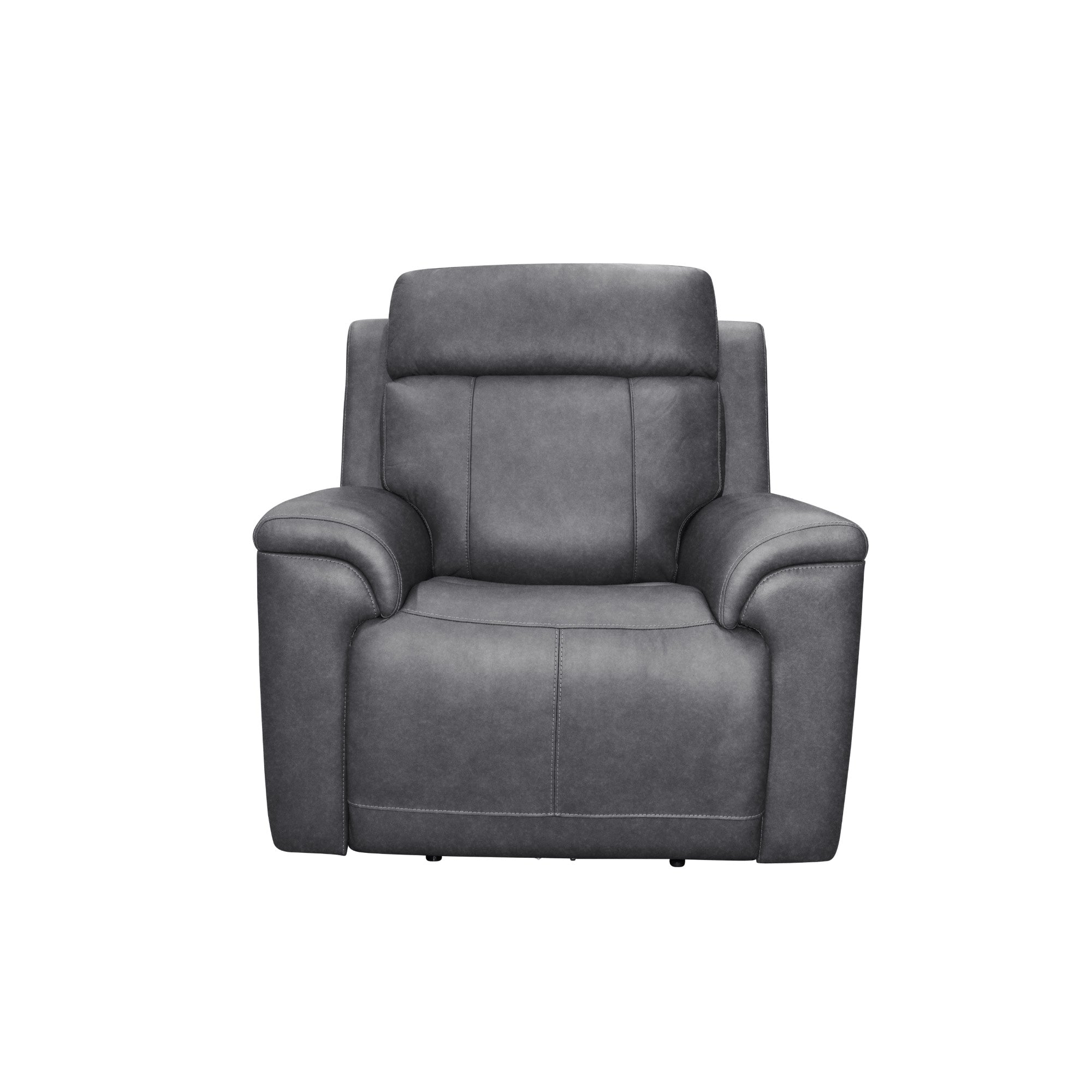 Amelia Charcoal Leather Slumberland Exclusive - Living Room Furniture