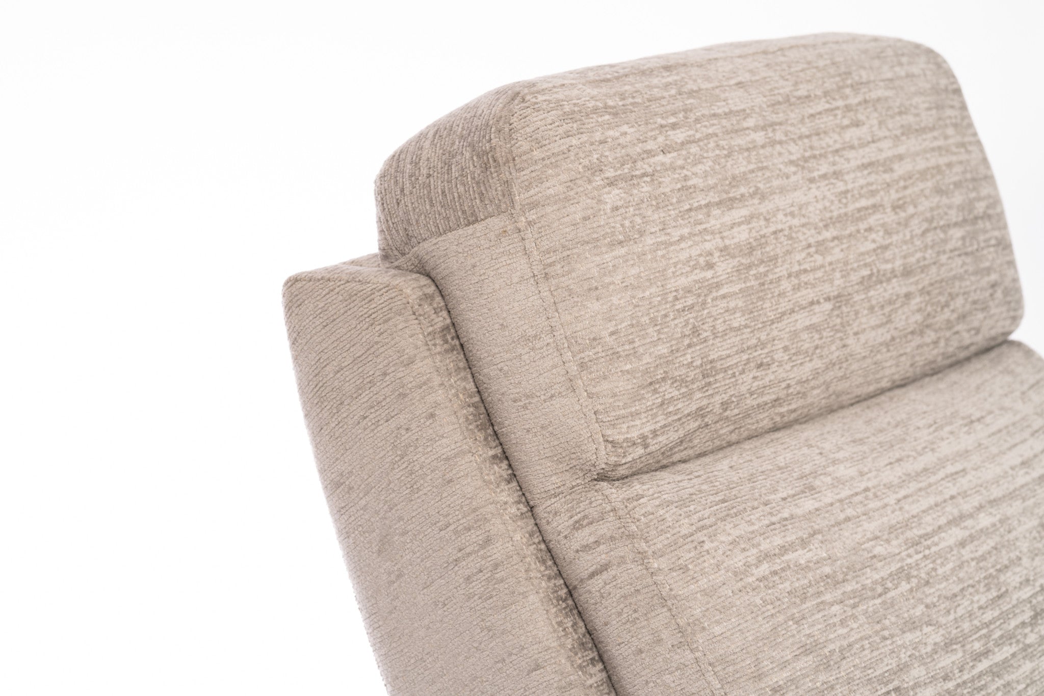 Compact Fabric Gliding Recliner