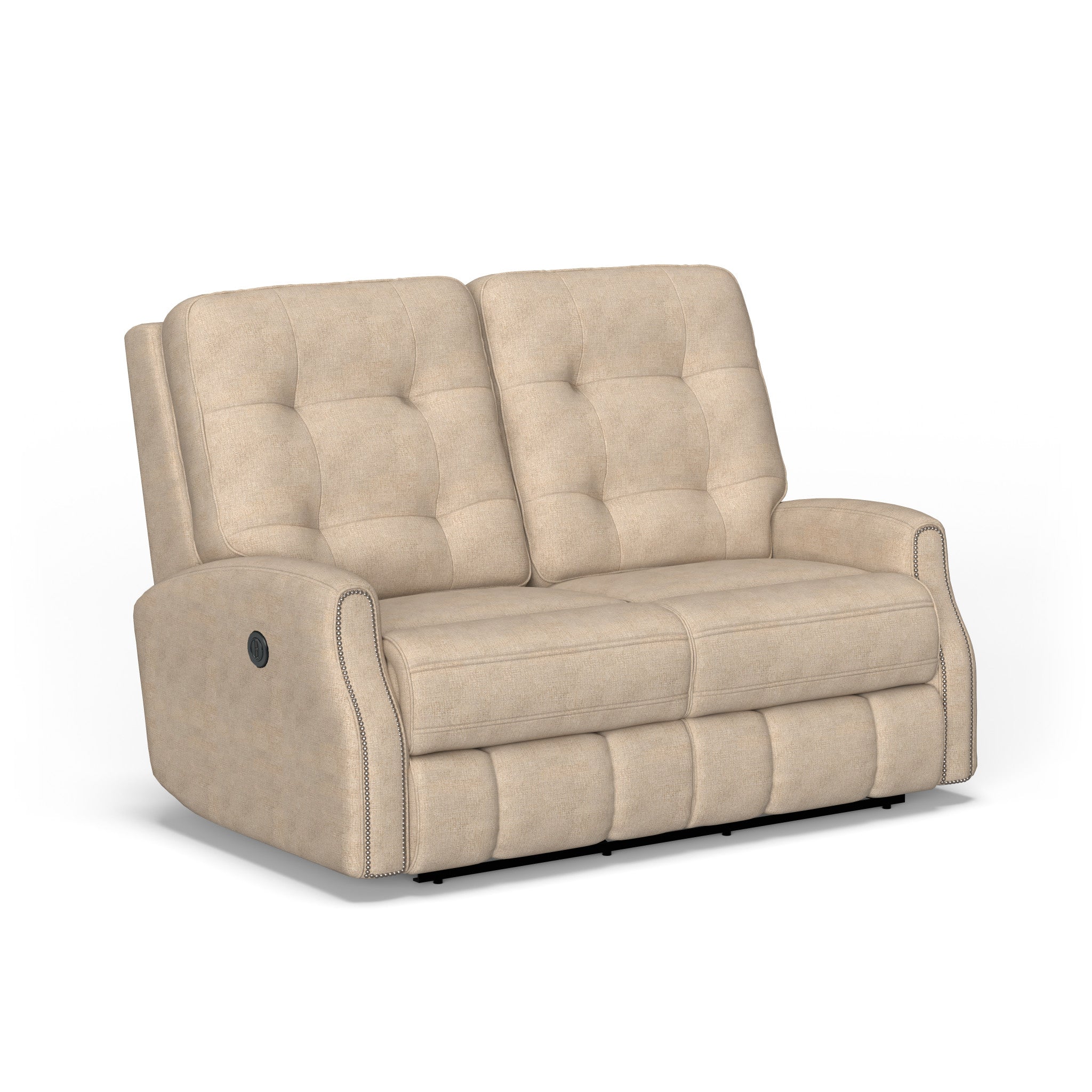 Devon Fabric Power Reclining Loveseat