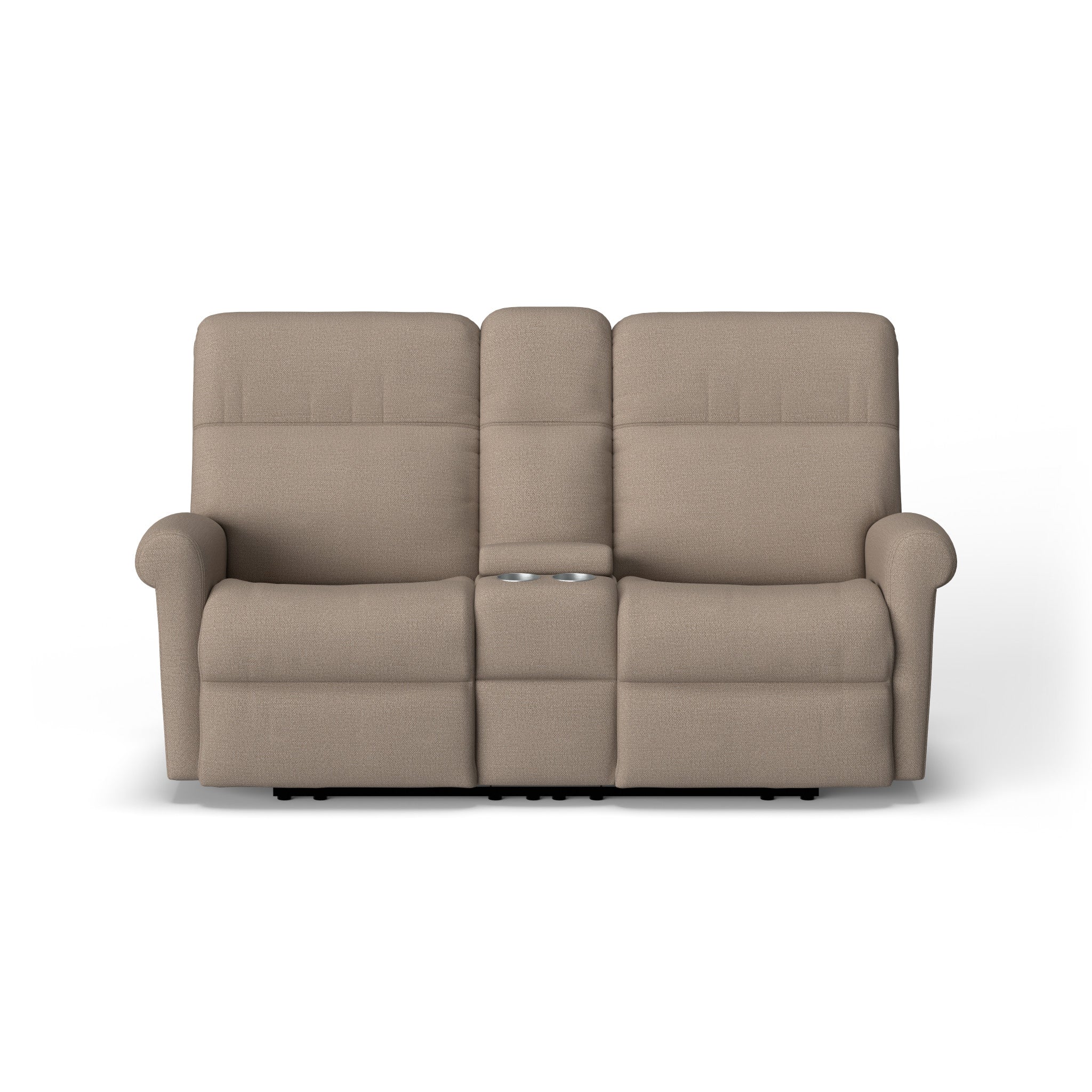 Davis Fabric Power Reclining Loveseat with Console