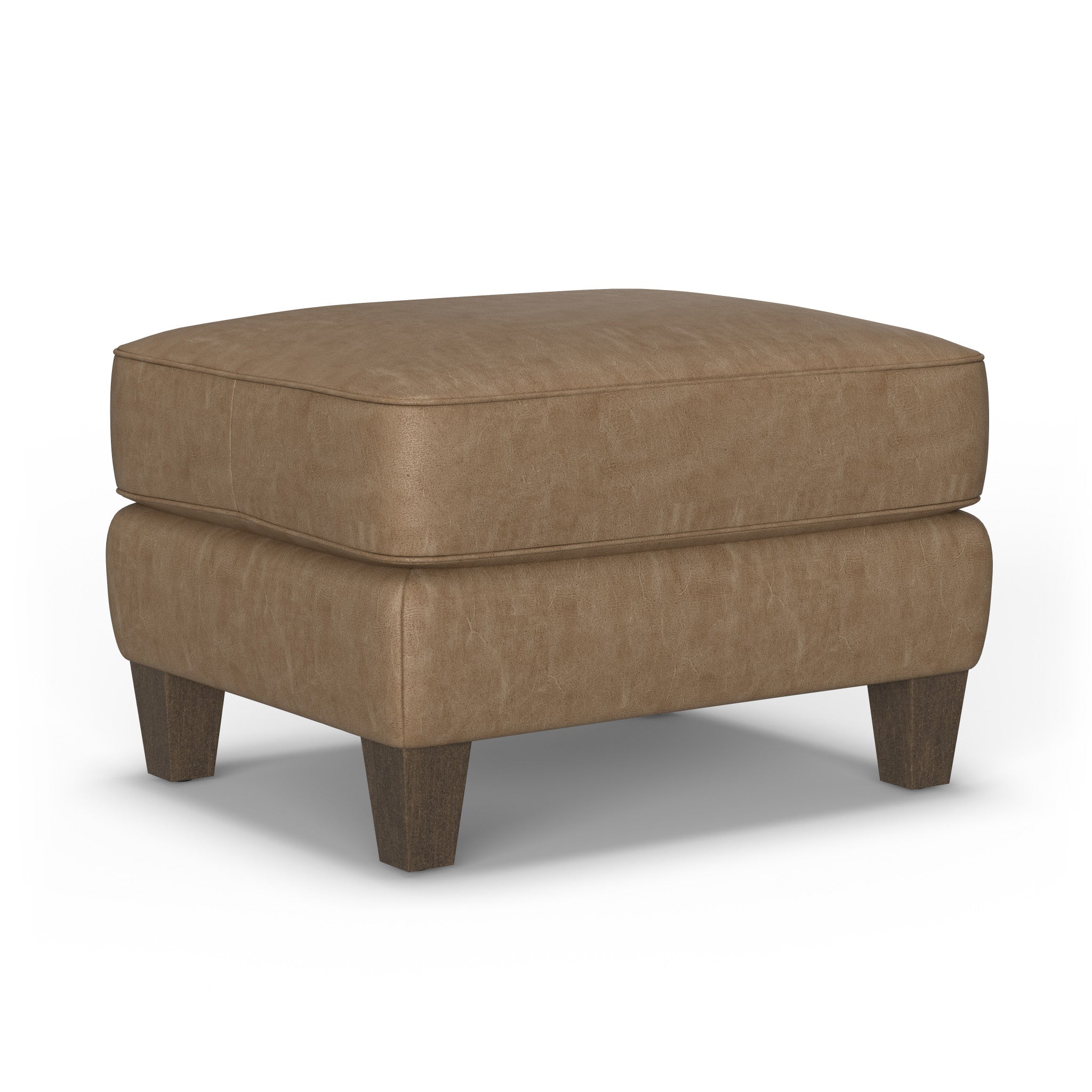 Finley Leather Ottoman