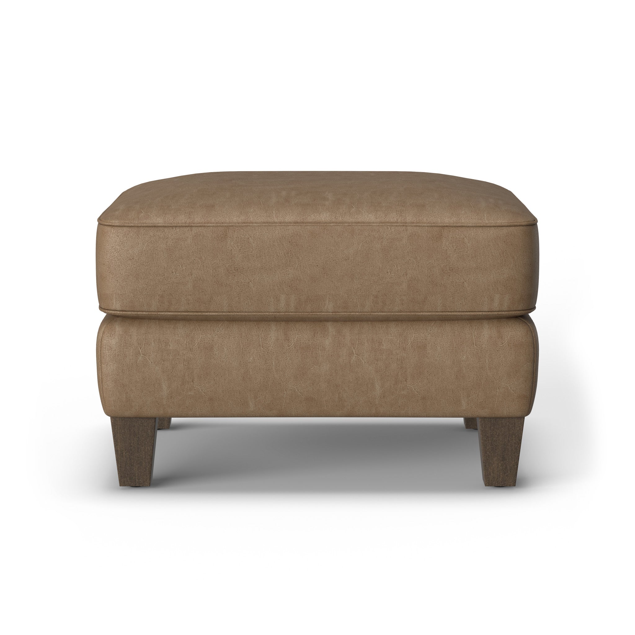 Finley Leather Ottoman
