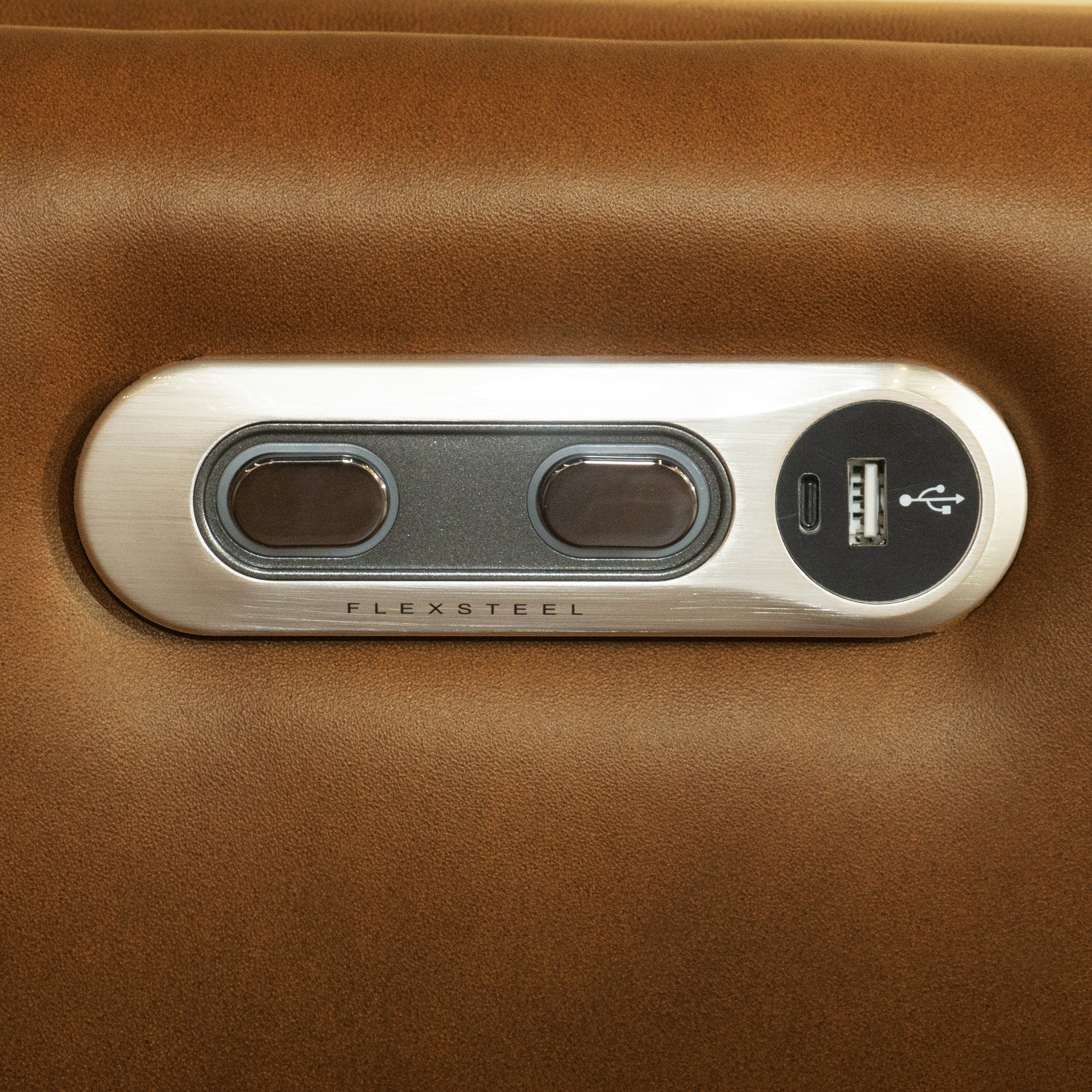 Finley Leather Power Inclining Sofa