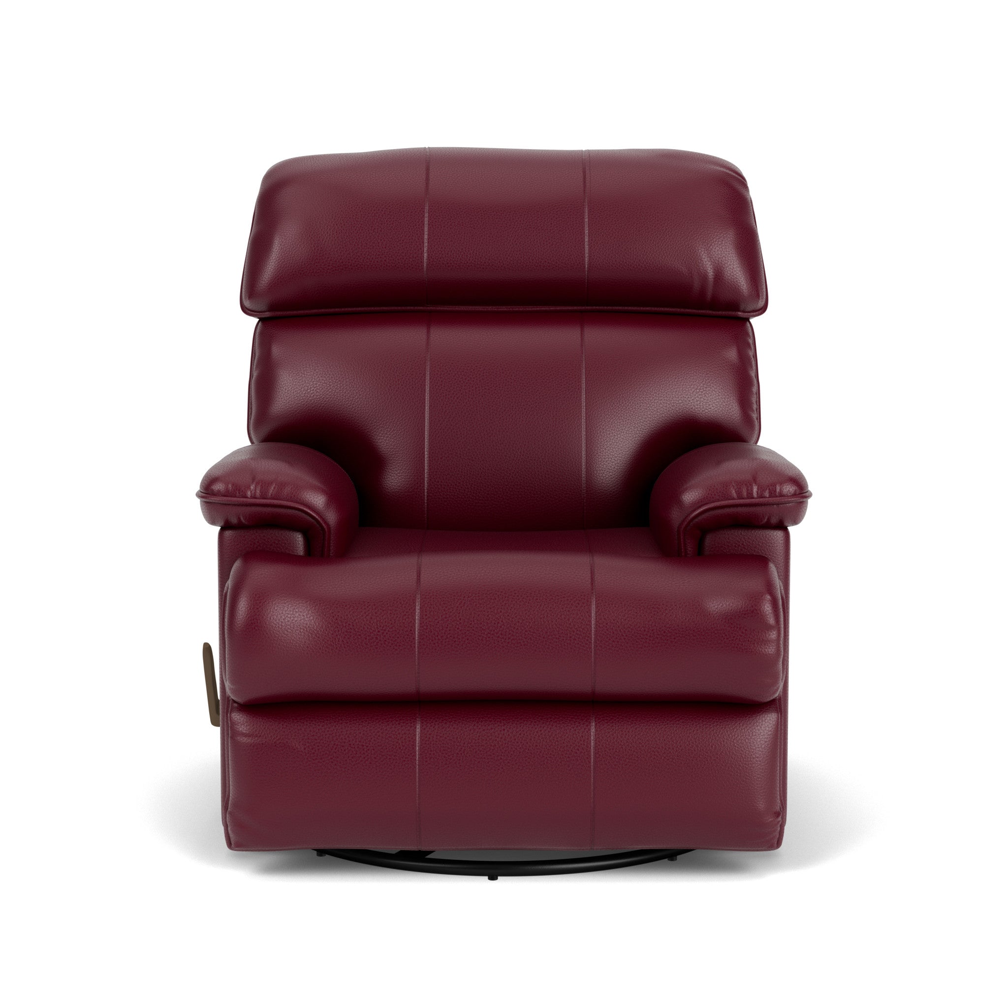 Geneva Leather Swivel Gliding Recliner