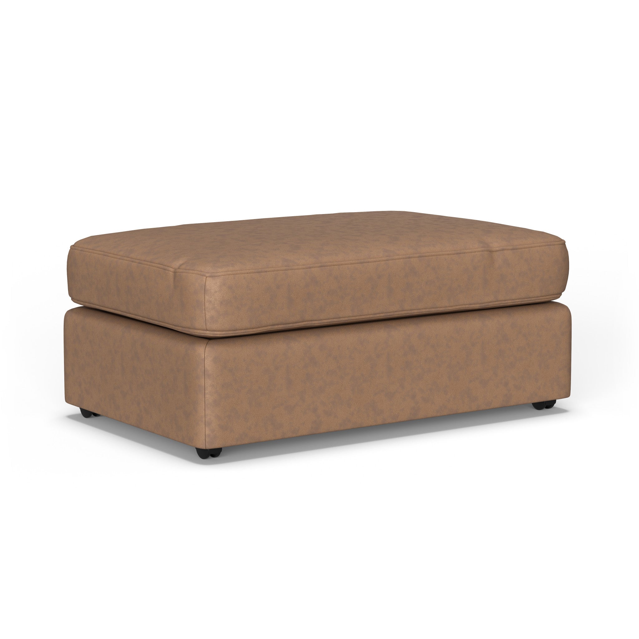 Vail Leather Cocktail Ottoman