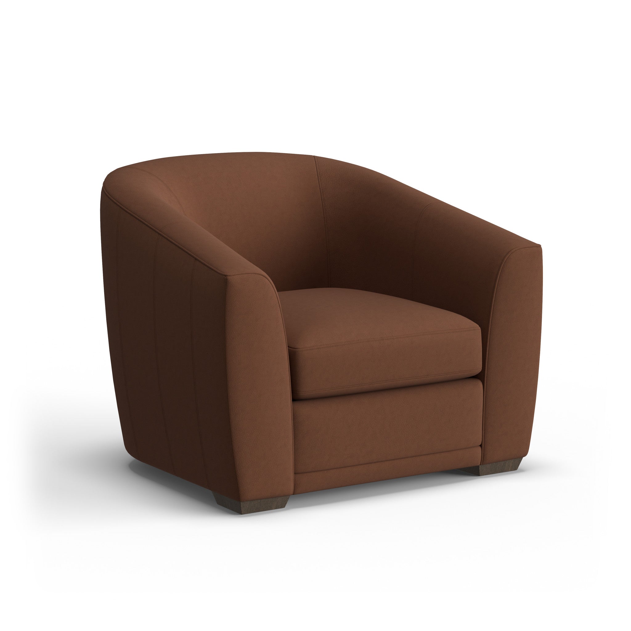 Jewel Fabric & Leather Chair