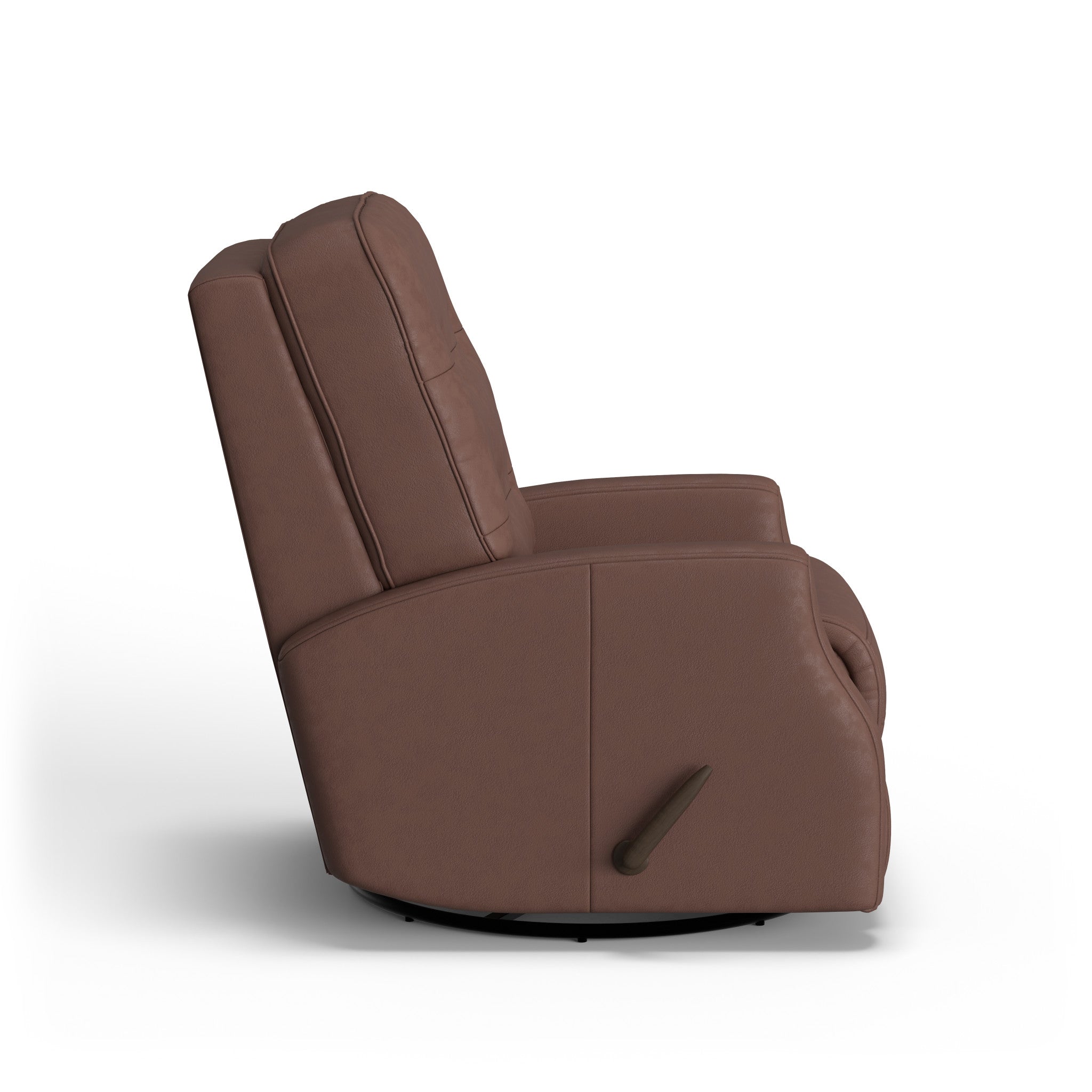 Devon Leather Swivel Gliding Recliner