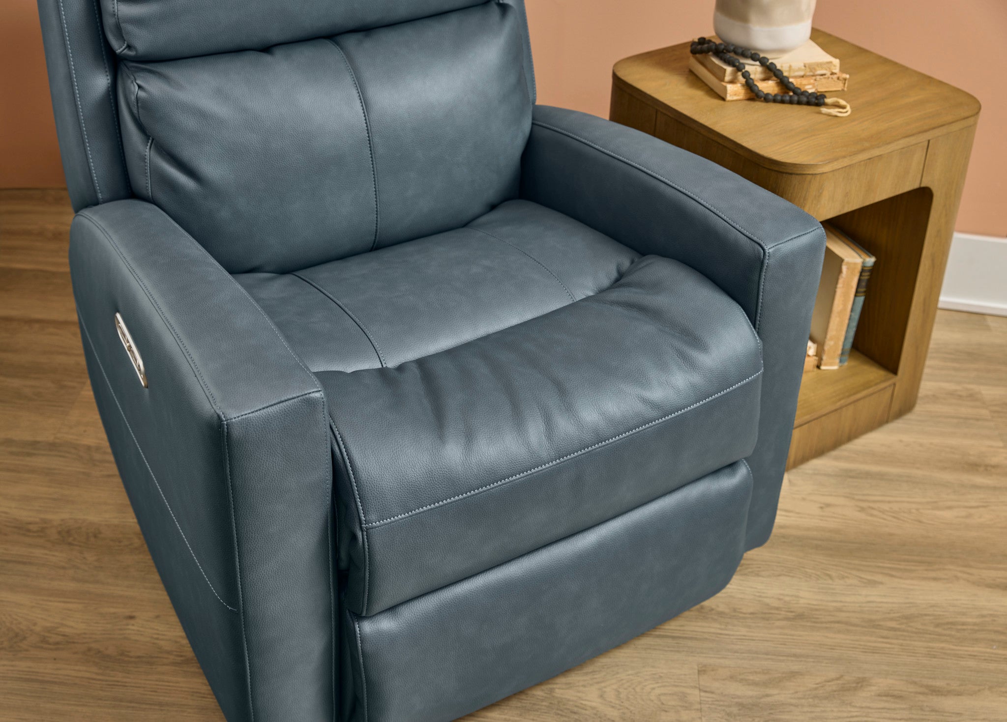 Catalina Leather Power Recliner with Power Headrest