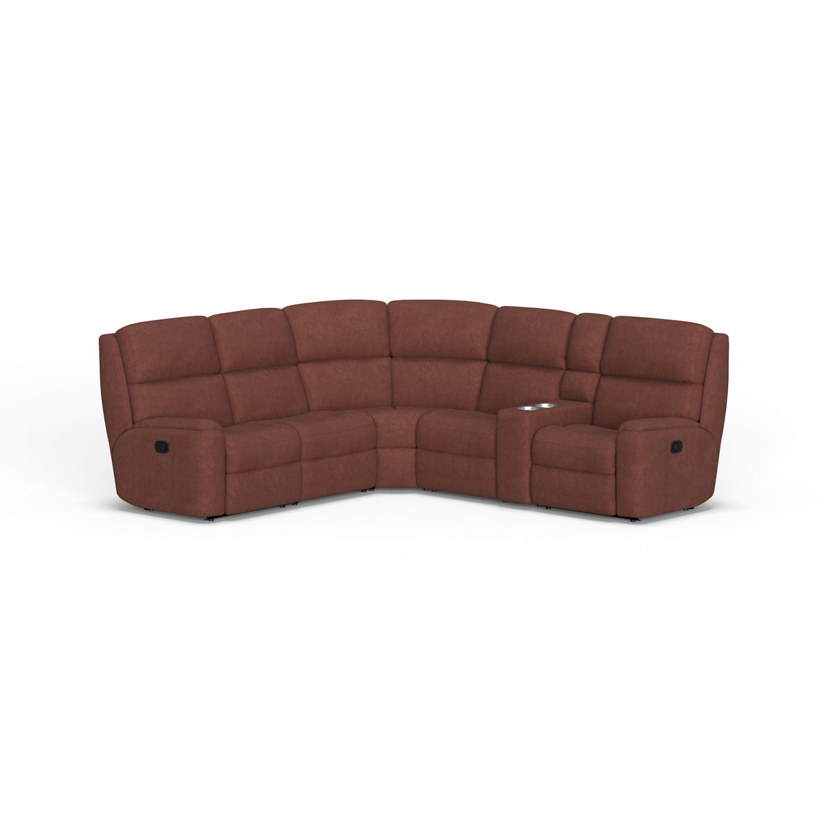 Rio Leather Reclining Sectional