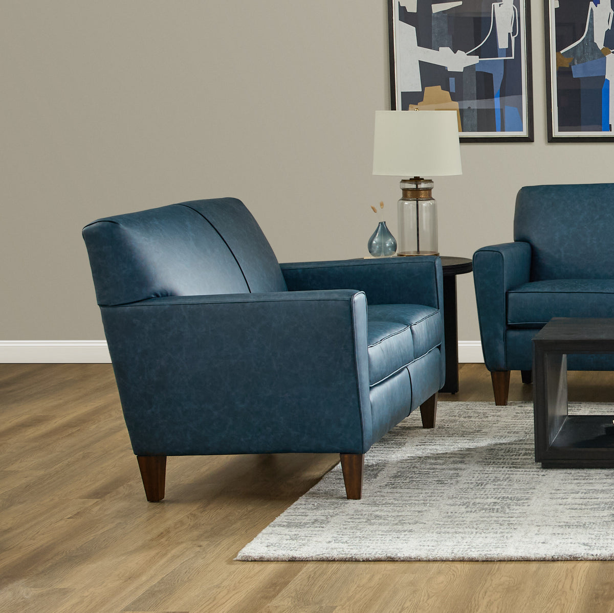 Digby Leather Loveseat