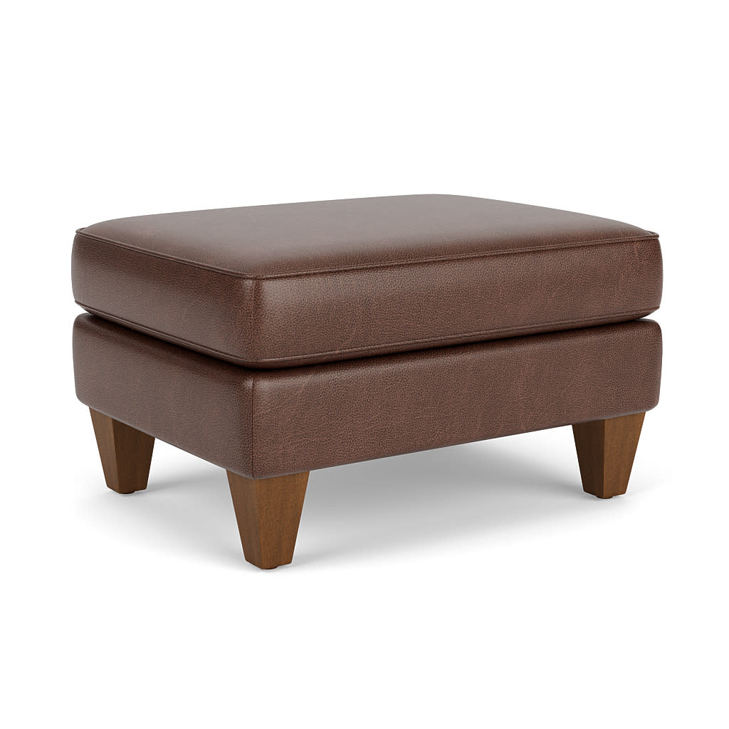 Westside Leather Ottoman