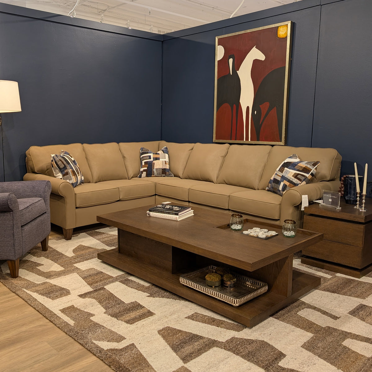 Westside Leather Sectional