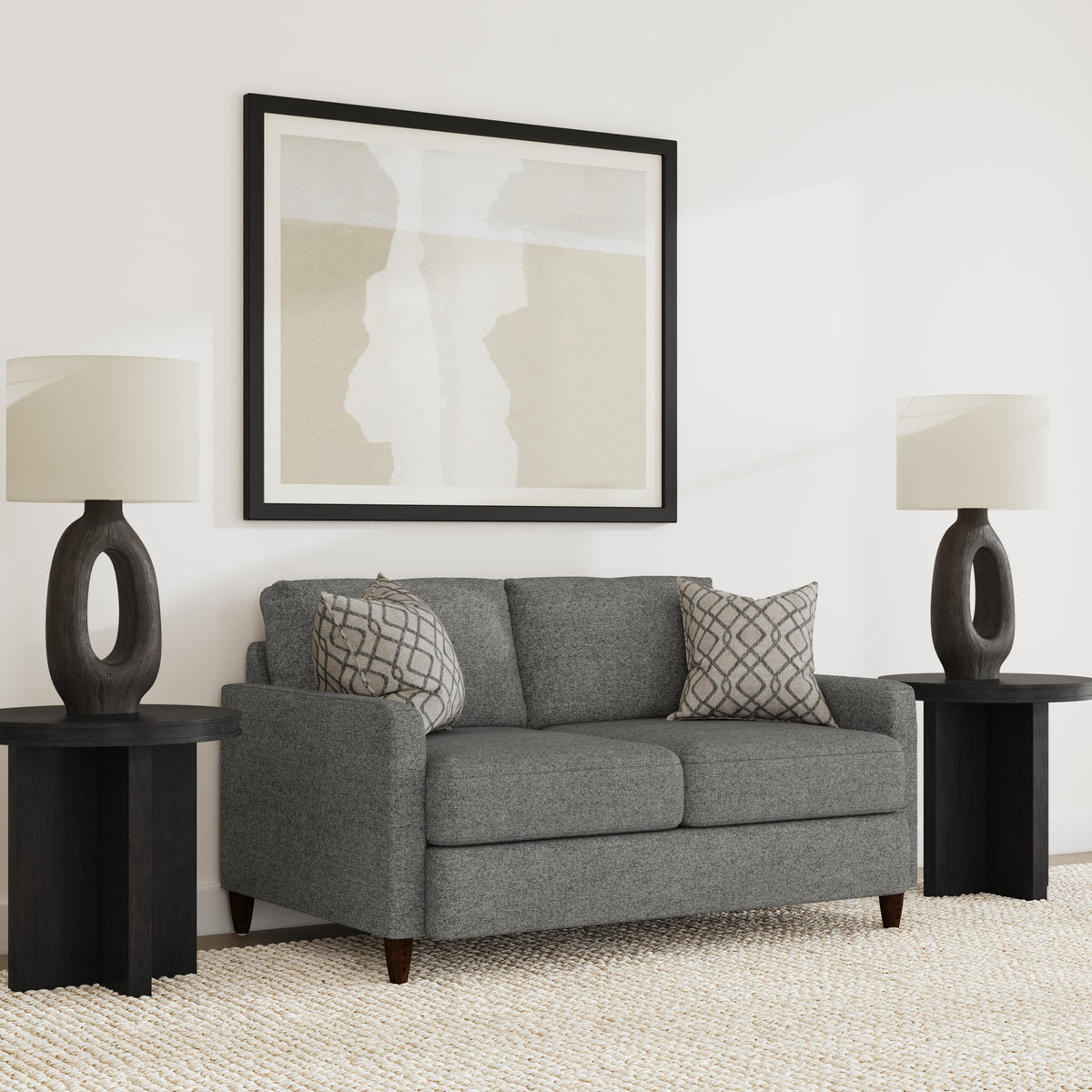 Fern Fabric Loveseat
