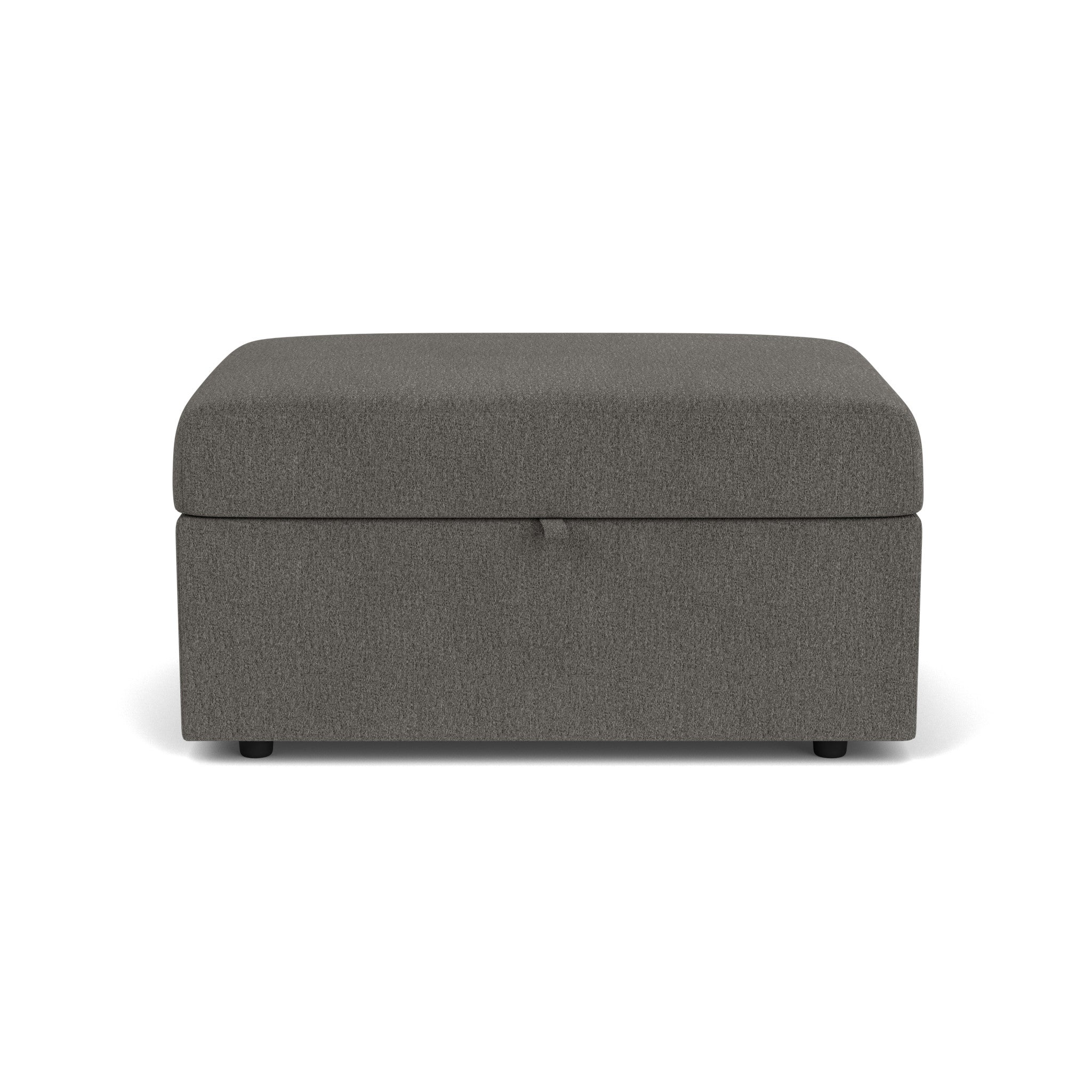 Sky Fabric Storage Ottoman