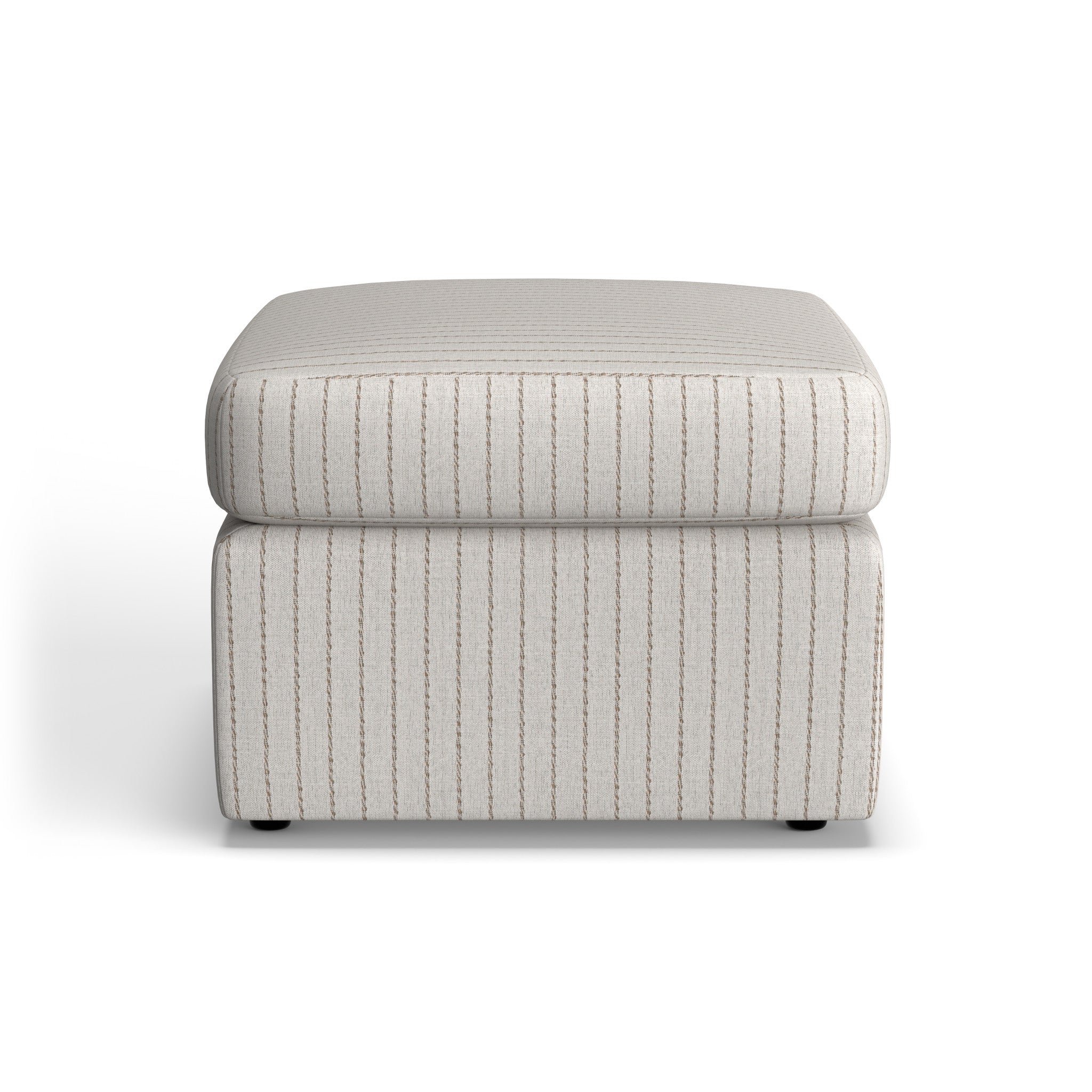 Sky Fabric Ottoman